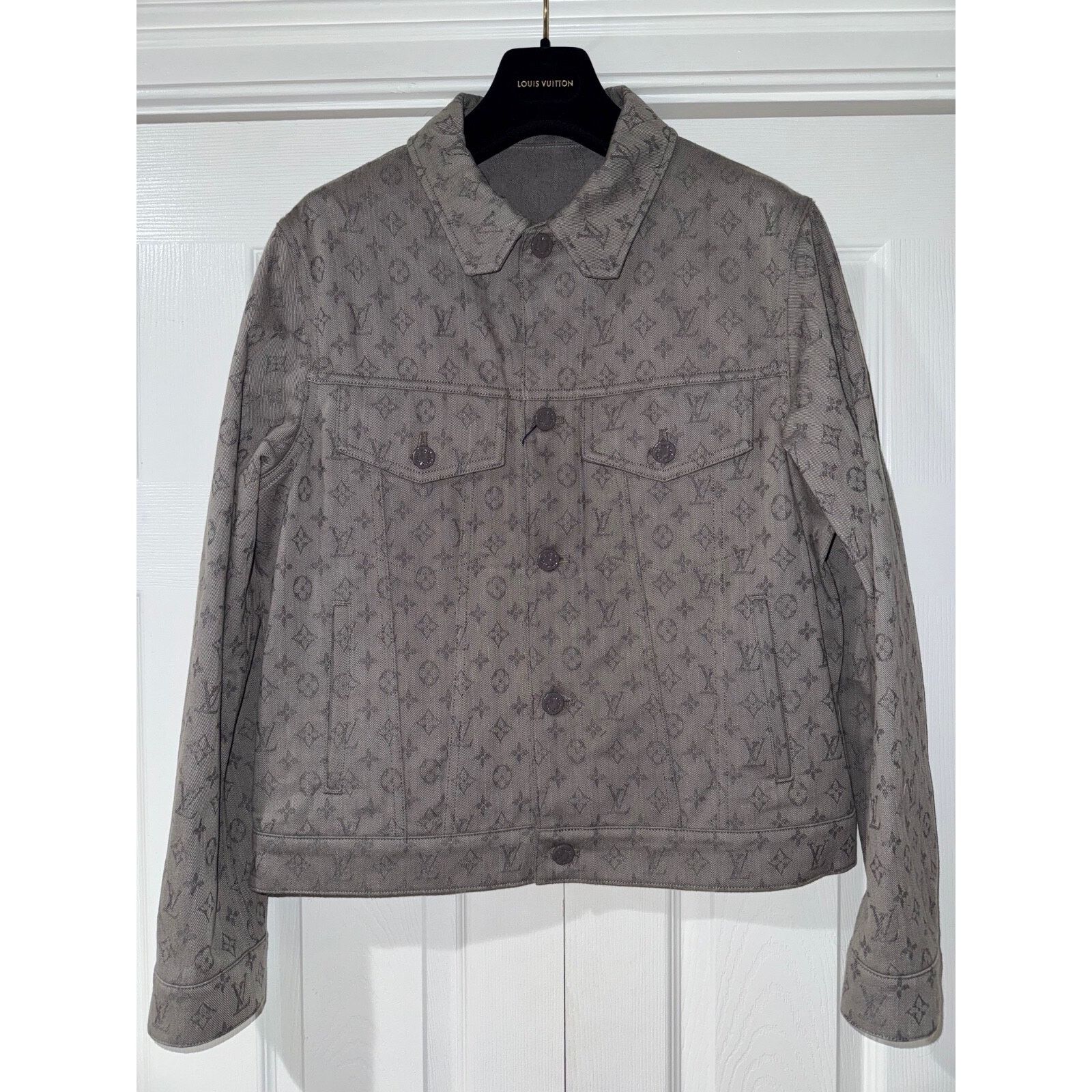 Louis Vuitton Louis Vuitton Monogram Jacket Button Up Sleeve 48 1A8FGZ Size US M / EU 48-50 / 2 - 3 Thumbnail