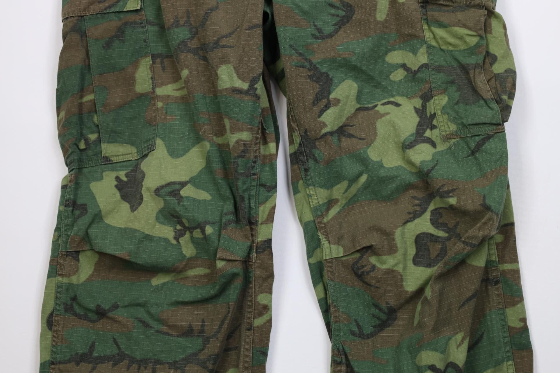 Vintage Vintage 60s Vietnam War Poplin Class 2 Ripstop Cargo Pants Size US 34 / EU 50 - 3 Thumbnail