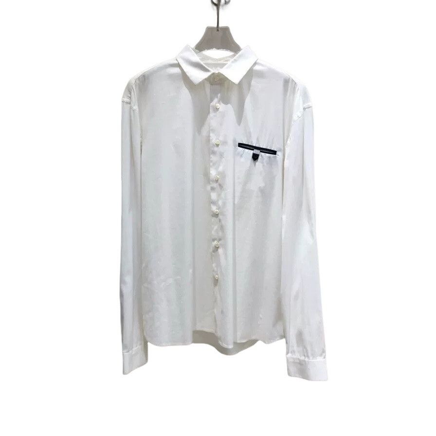 Prada Prada Stretch Cotton Pocket Shirt XL Size US XL / EU 56 / 4 - 1 Thumbnail
