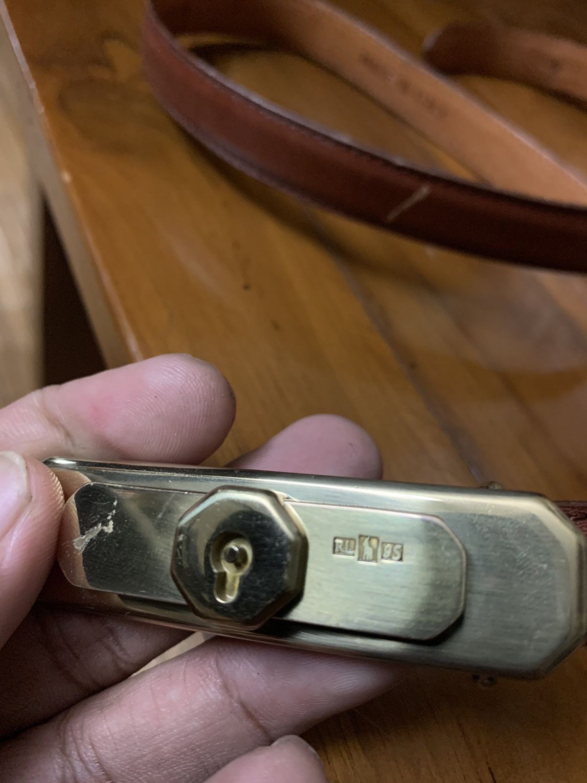 Ralph Lauren × Vintage Vintage ralph laurent leather belt 1995 collection Size ONE SIZE - 3 Thumbnail