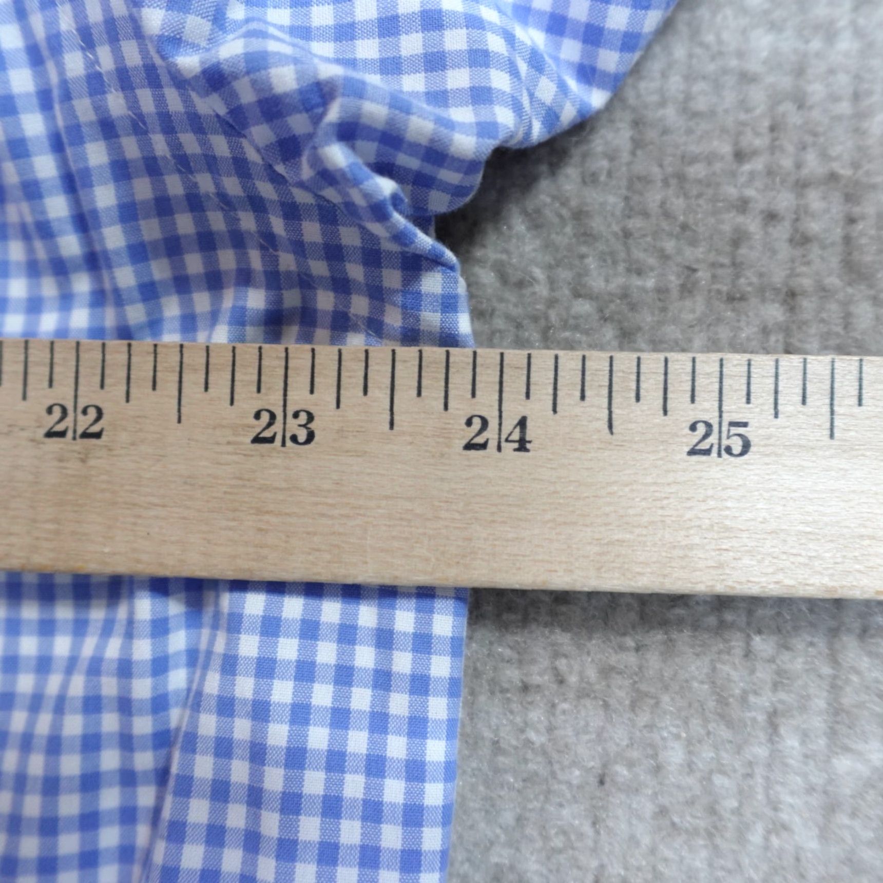 Polo Ralph Lauren Polo Ralph Lauren Shirt XL Blue Gingham Cotton Spread Collar Button-Up Shirt Mens Regular Size XL Size US XL / EU 56 / 4 - 6 Thumbnail