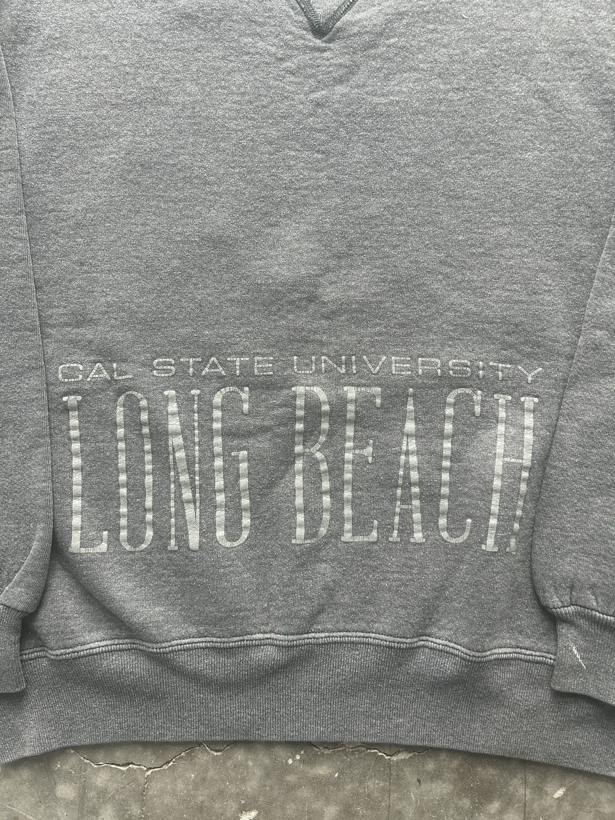 Russell Athletic × Vintage Vintage 90s Russell CSU Long Beach Sweatshirt Size US L / EU 52-54 / 3 - 2 Thumbnail