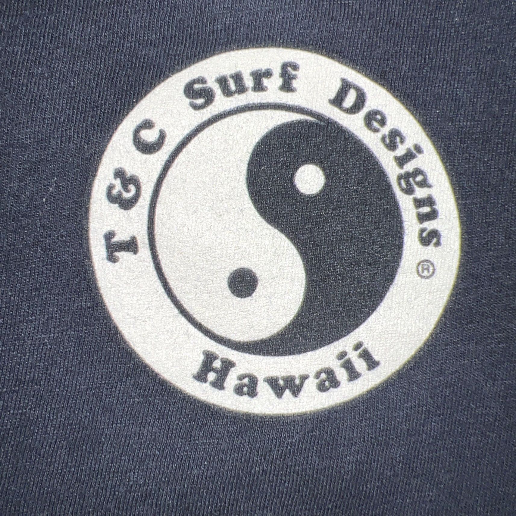4SDESIGNS T&C Surf Designs North Shore Hawaii Bridges Ying Yang Logo Shirt Mens M Black Short Sleeve Graphic Print Vintage No N/A Size US M / EU 48-50 / 2 - 4 Thumbnail