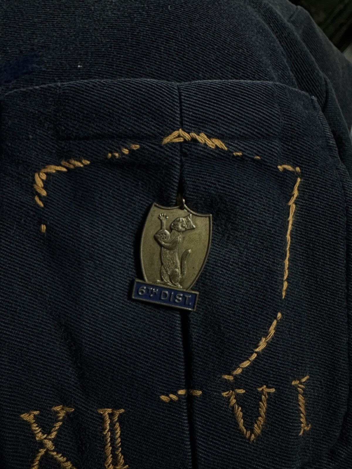 Kapital Napoleon Navy Blazer Cardigan French chore coat sweat jacket Size US L / EU 52-54 / 3 - 13 Thumbnail