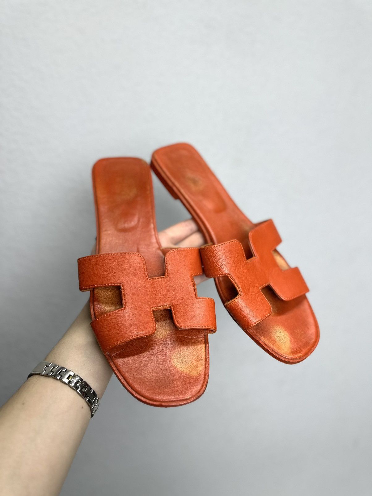 Hermes Vintage Hermes Sandals Luxury Size US 11 / IT 41 - 1 Thumbnail