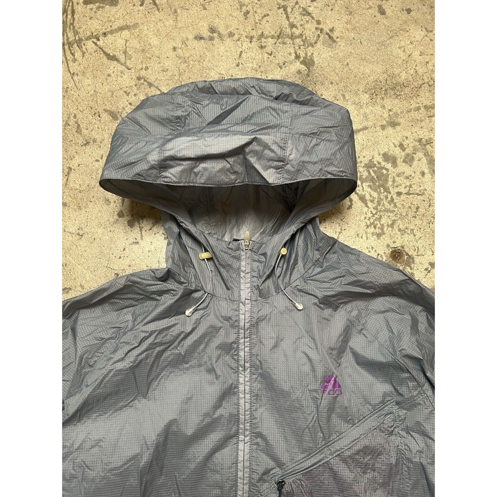Nike 2009 NIKE ACG Storm Gray Nylon Windrunner Jacket Ripstop M Size US M / EU 48-50 / 2 - 3 Thumbnail