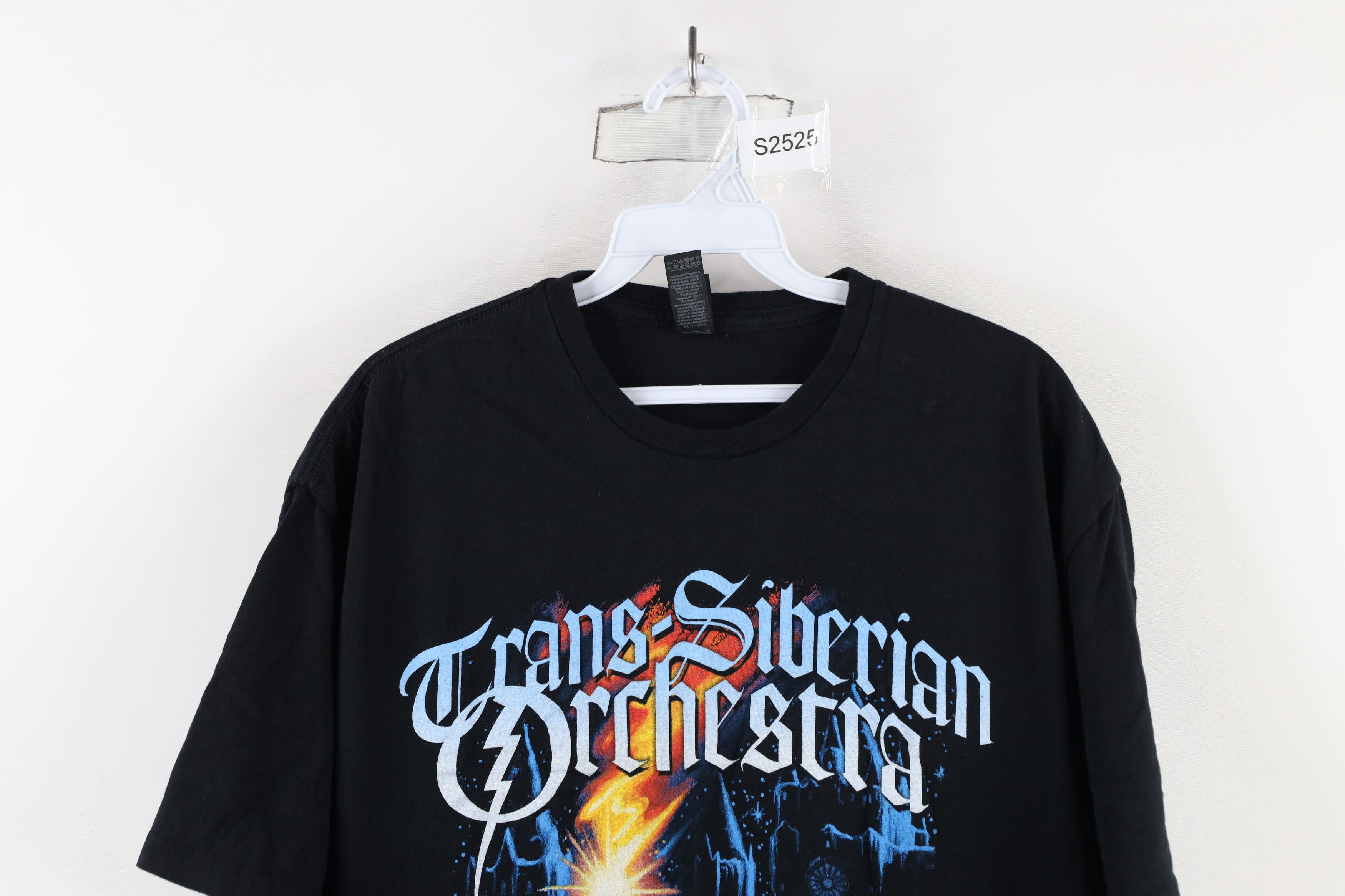 Vintage Y2K Winter Tour Trans Siberian Orchestra Band T-Shirt Black Size US XL / EU 56 / 4 - 2 Thumbnail