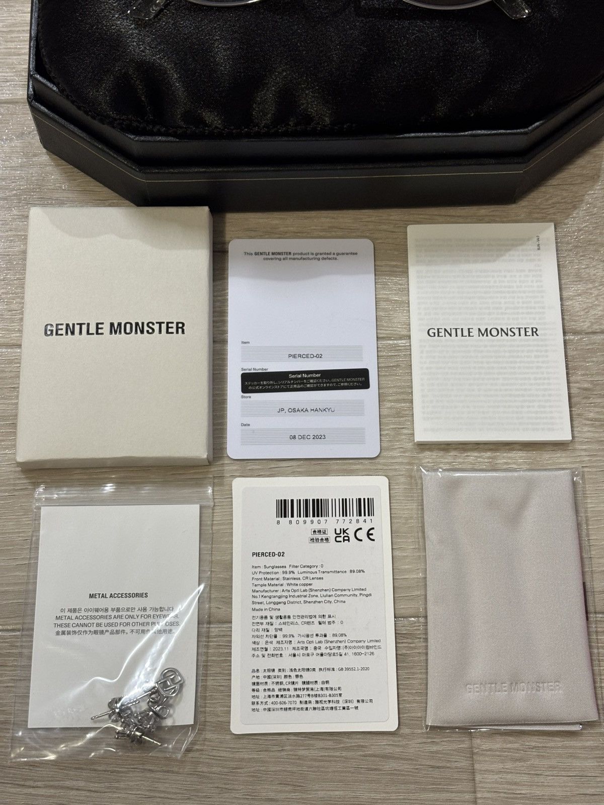 Gentle Monster Gentle Monster D'heygere Pierced 02 D HEYGERE Size ONE SIZE - 9 Thumbnail