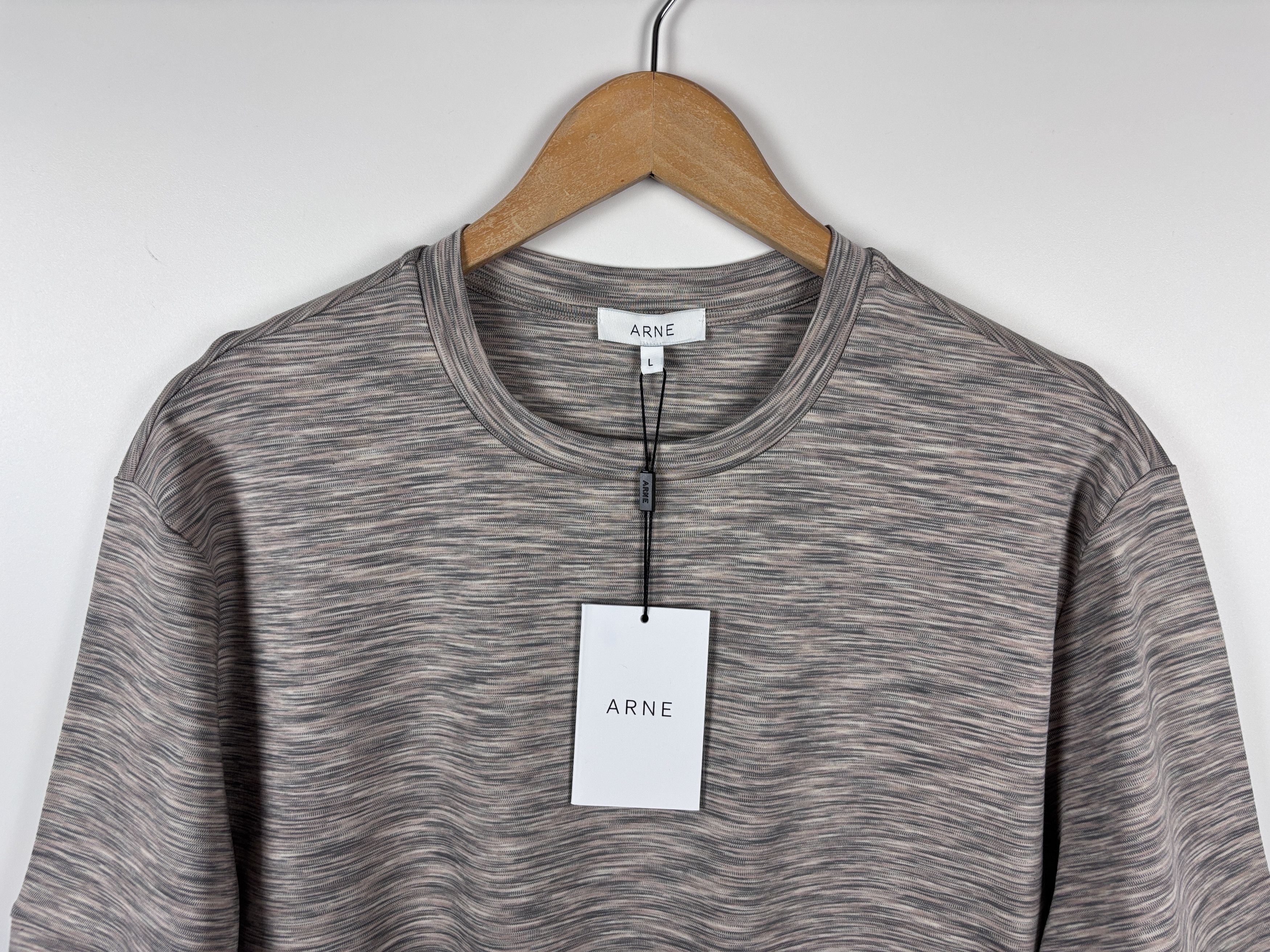 Other Mens Arne Space Dye T-Shirt Cotton Size L Size US L / EU 52-54 / 3 - 2 Thumbnail