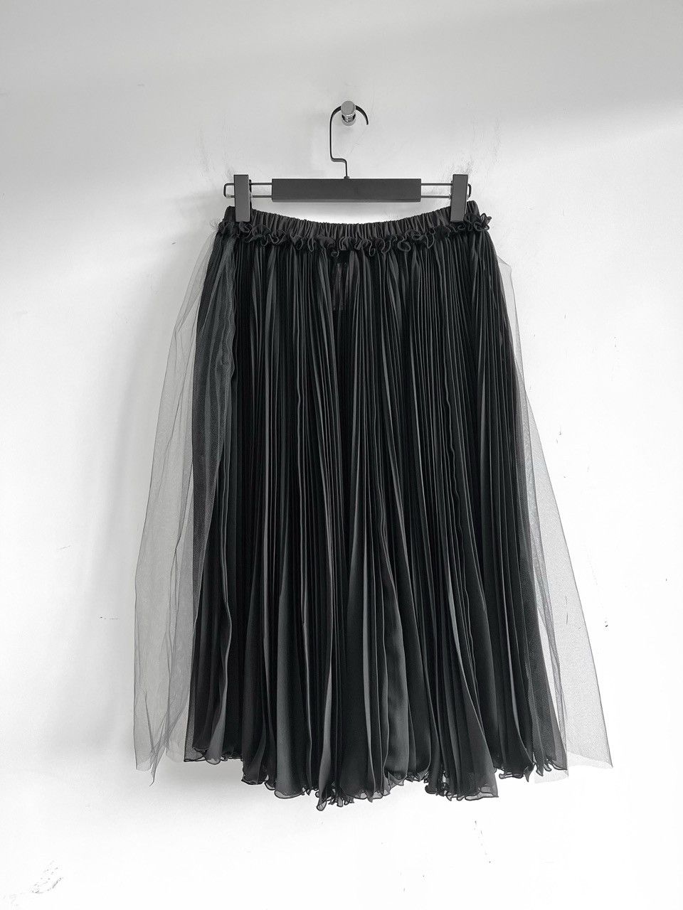 Comme des Garcons COMME des GARCONS Nylon Layered Tulle sheer Pleated Skirt Size 27" / US 4 / IT 40 - 2 Thumbnail