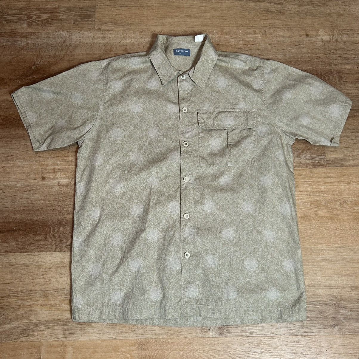 Levi's Y2K Levis SilverTab Baggy Short Sleeve Button Up Size US L / EU 52-54 / 3 - 1 Thumbnail