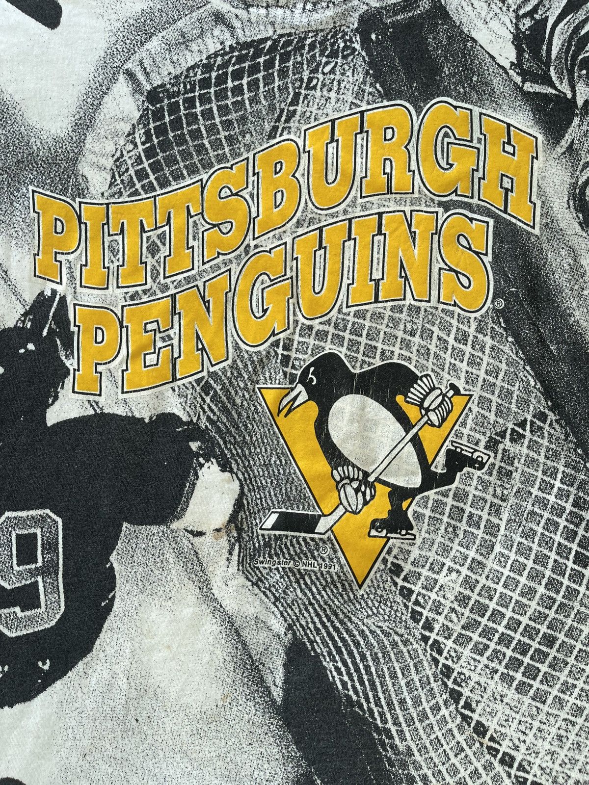 NHL Vintage 1991 Pittsburg Penguins OVP tee Size US L / EU 52-54 / 3 - 7 Thumbnail