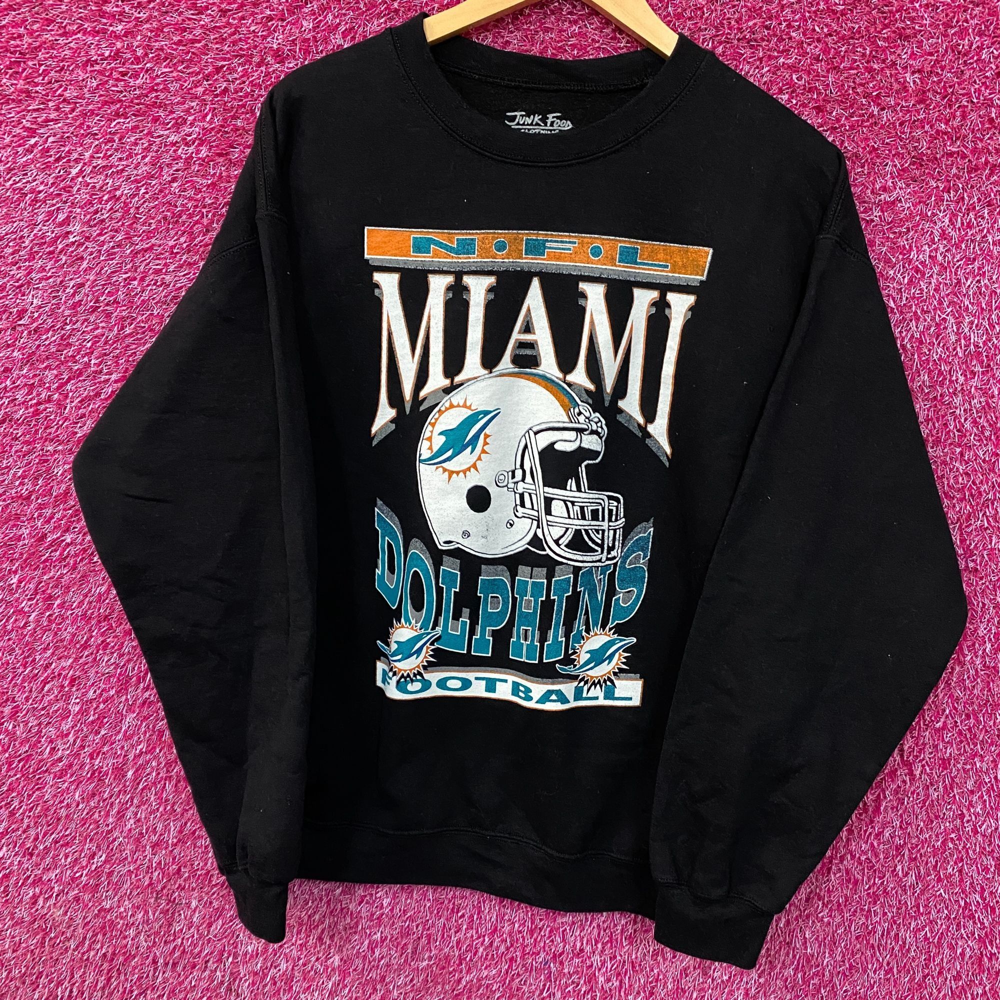 Junk Food Junk Food Clothing Miami Dolphins Helmet Logo Crewneck Sweat Size US M / EU 48-50 / 2 - 3 Thumbnail