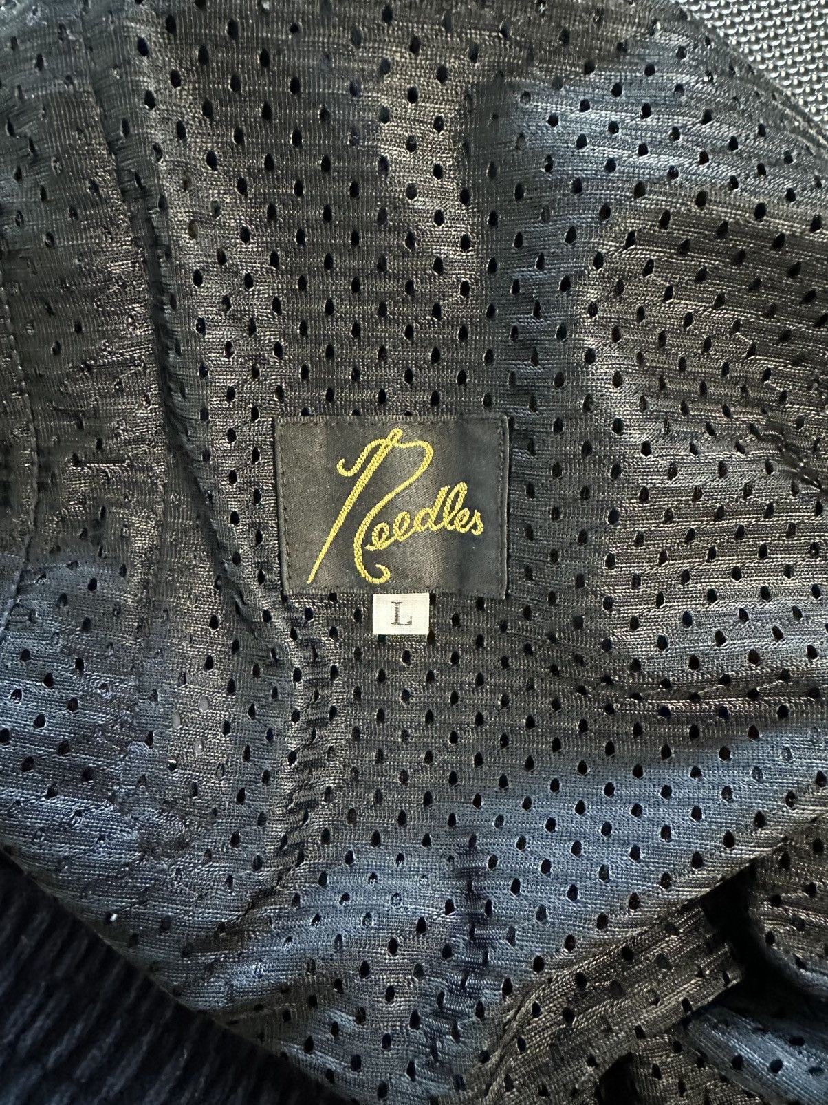Needles Needles Striped Velour Track Pants - Navy/Green Size US 33 - 3 Thumbnail