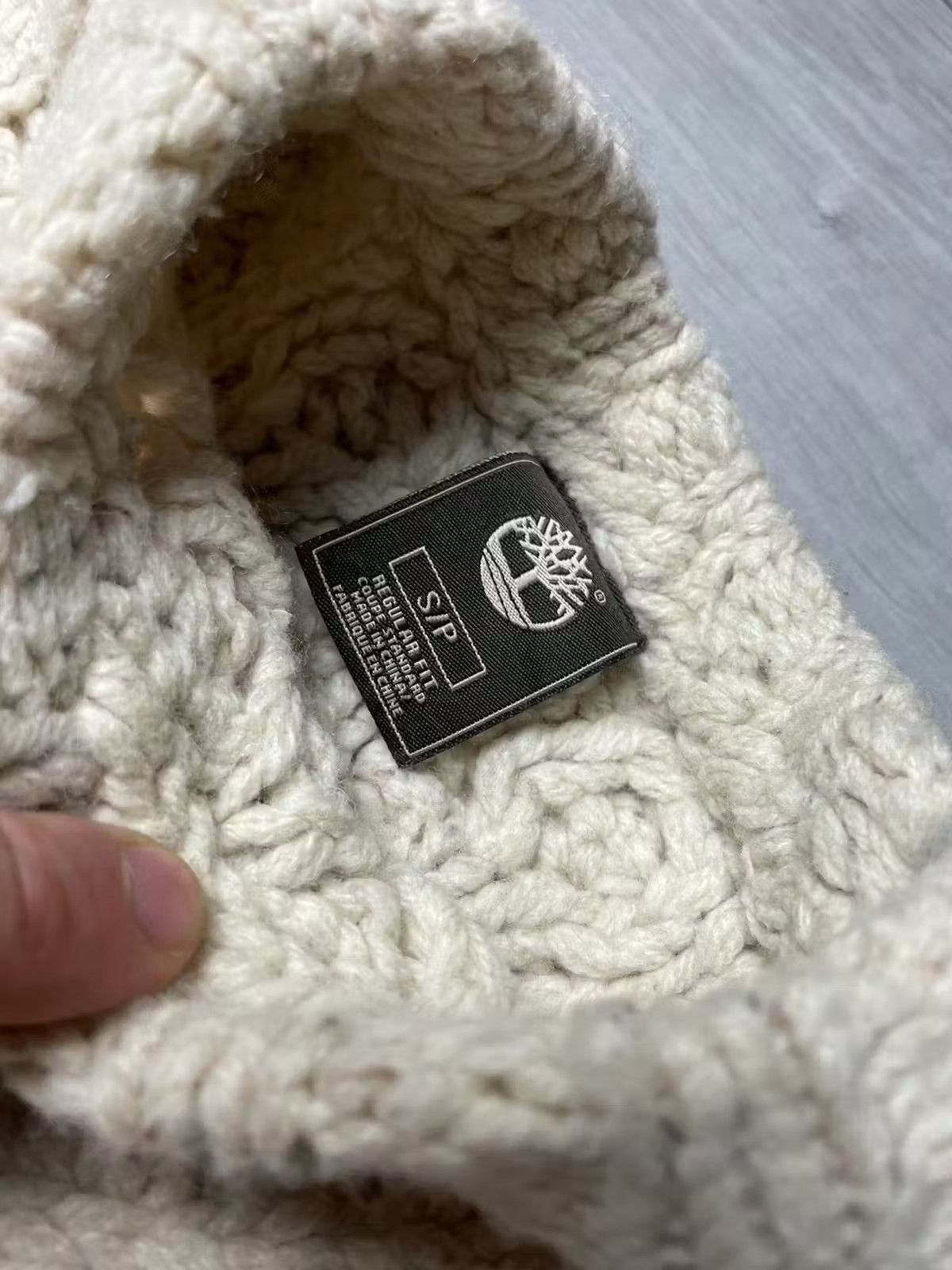 Japanese Brand Timberland sweater knit chain mail vintage size Small Size US S / EU 44-46 / 1 - 3 Thumbnail