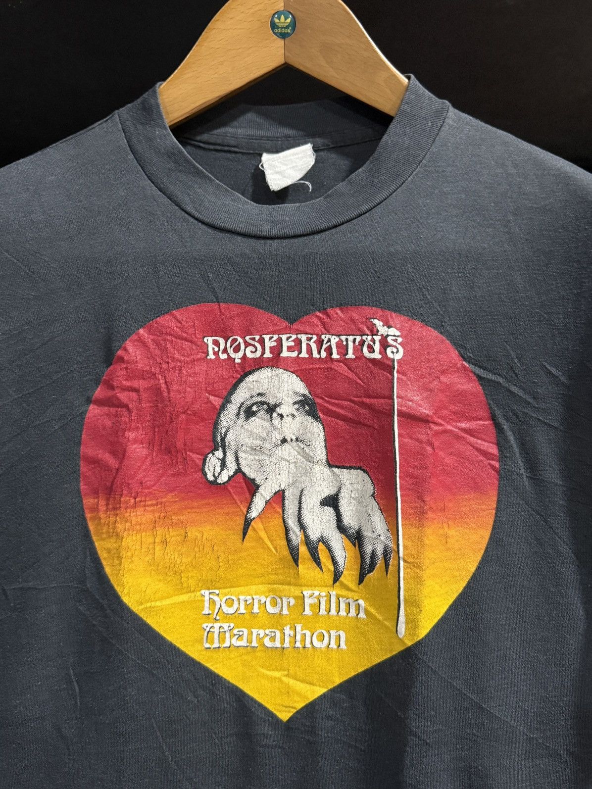 Expert Horror Vintage 80s Nosferatus Horror Film Marathon Faded Tee Size US M / EU 48-50 / 2 - 2 Thumbnail