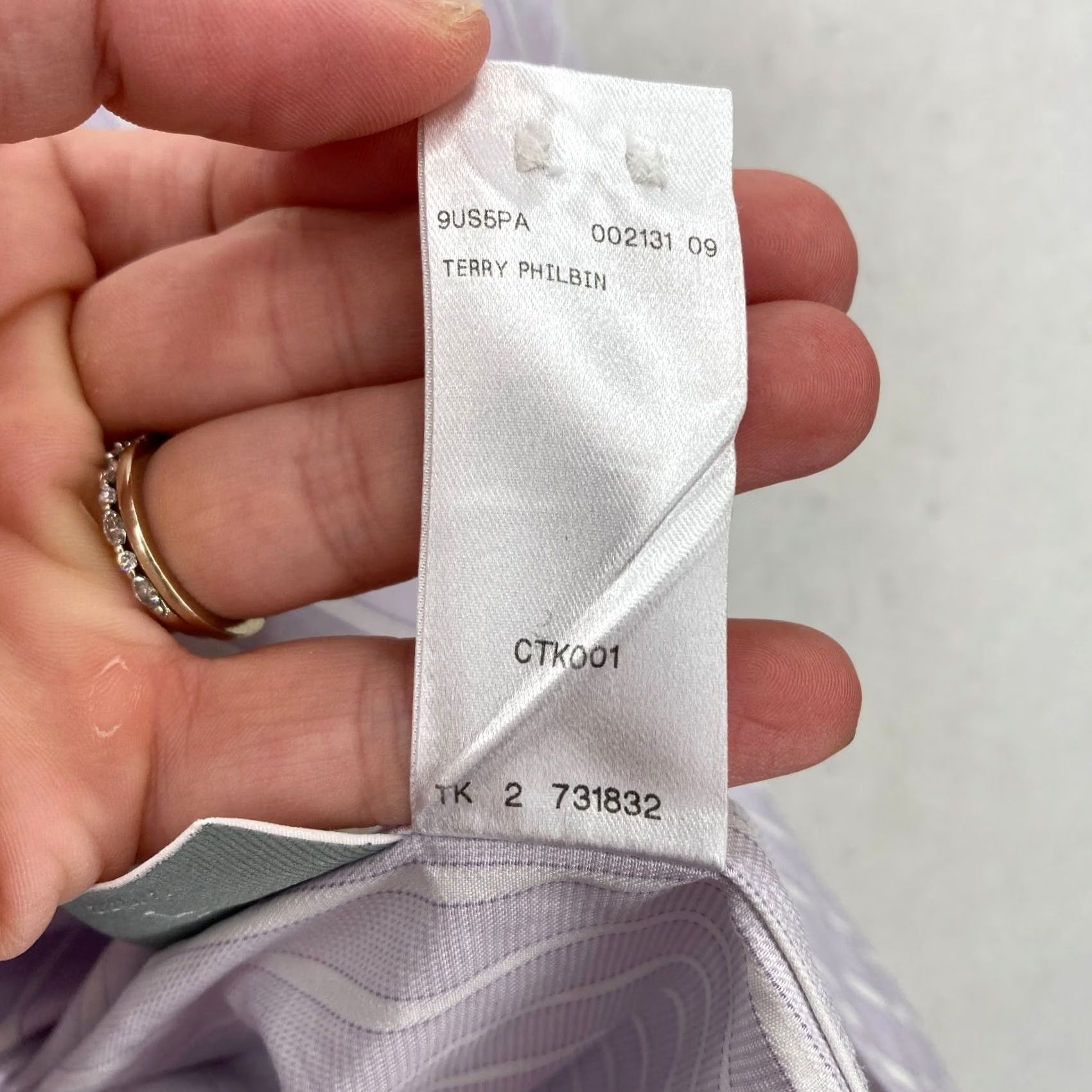 Ermenegildo Zegna Ermenegildo Zegna Su Misura Terry Philbin Dress Shirt Mens Small Purple Striped Shirt Mens Small Purple Striped Size 36R - 7 Thumbnail