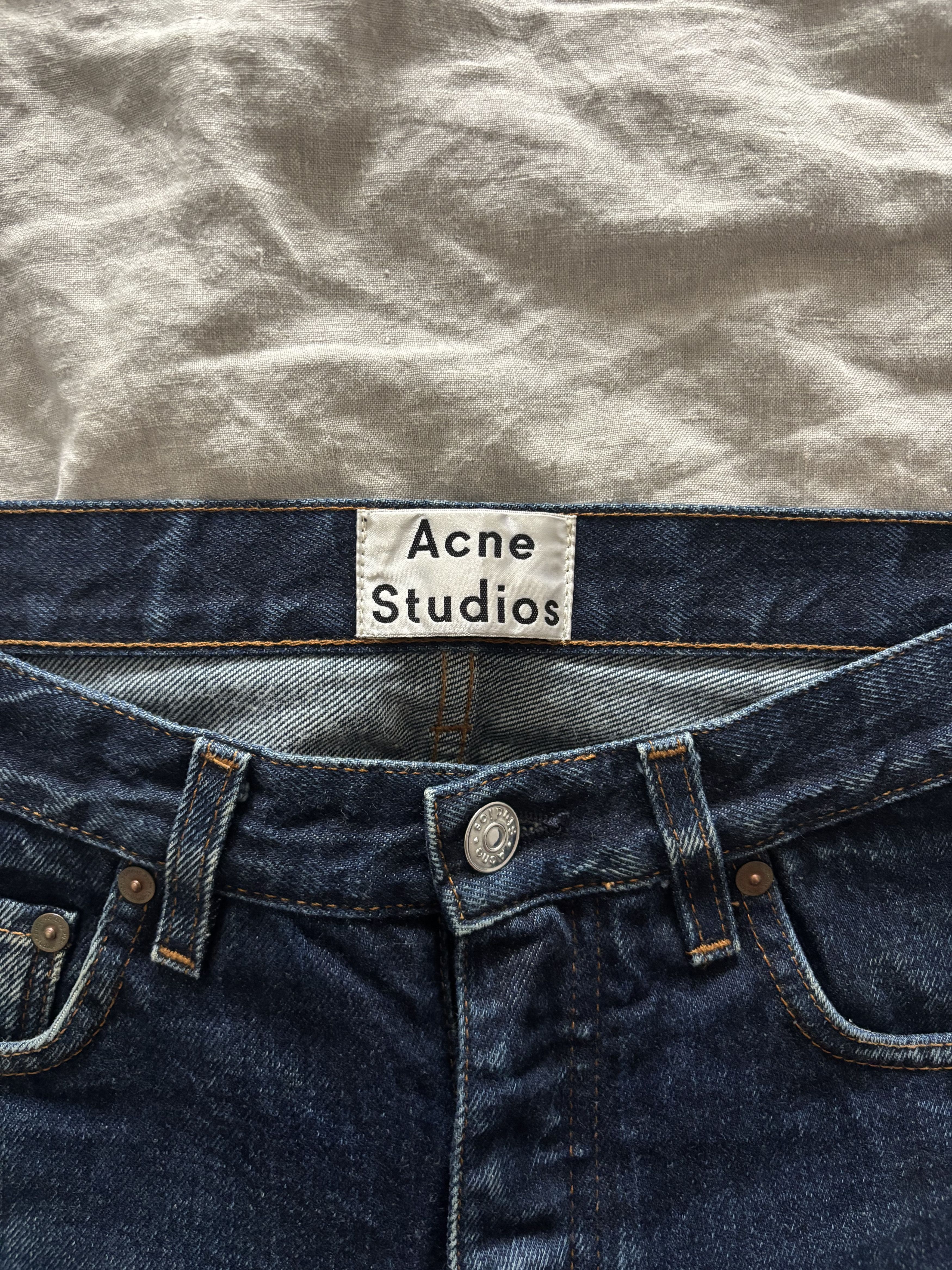 Acne Studios Acne Studios Van Three Indigo Jeans Size US 31 - 1 Thumbnail