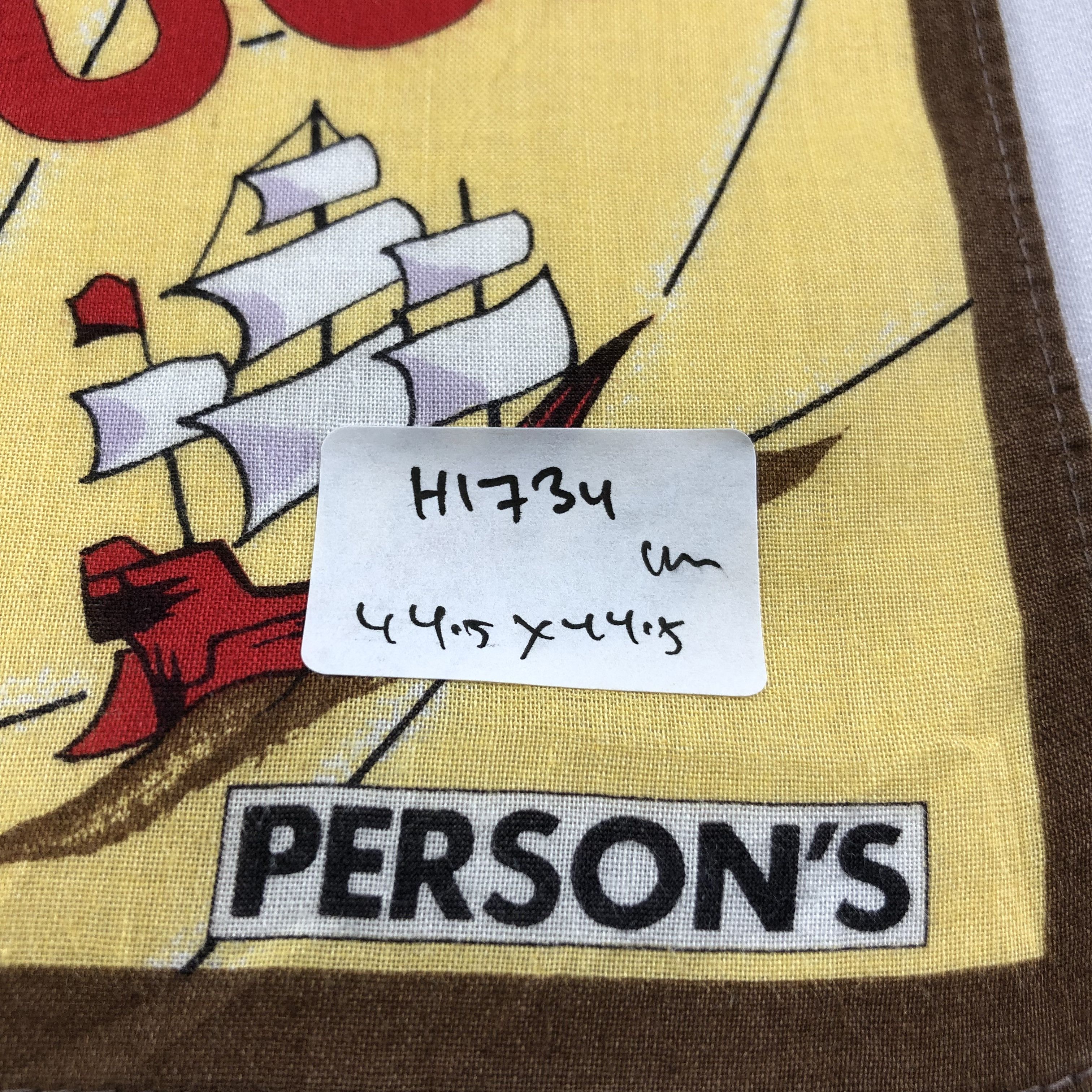 PERSON'S × Vintage Person's Sails Handkerchief Neckerchief Bandana H1734 Size ONE SIZE - 4 Thumbnail