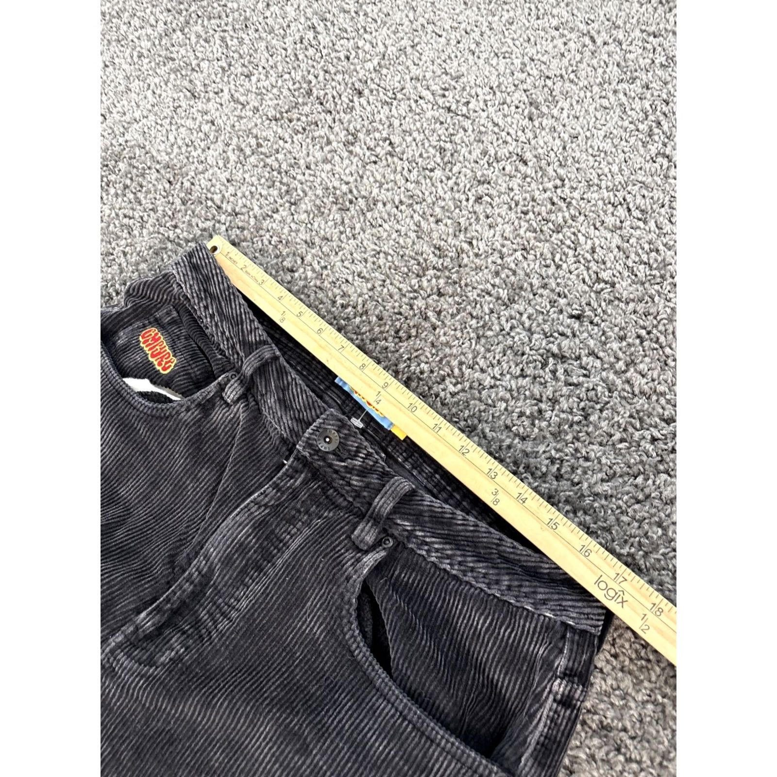 Empyre VINTAGE Empyre Pants Men's 33x29 Corduroy Black Relaxed Straight 5-Pocket // 90s City College Retro Outdoor Baggy Skate Y2K Mens Size US 33 - 4 Thumbnail
