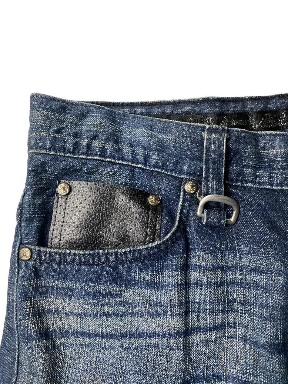 Edwin Edwin Flared Studded Leather 3/4 Jeans Size US 30 / EU 46 - 13 Thumbnail
