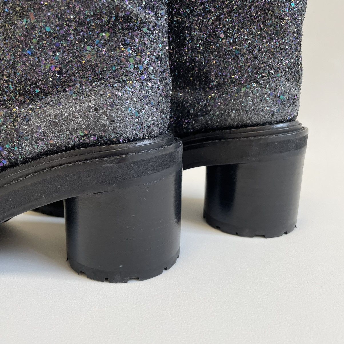Maison Margiela A/W 19 High Heel Glitter Hunter Tabi Boots Size US 7 / IT 37 - 12 Thumbnail