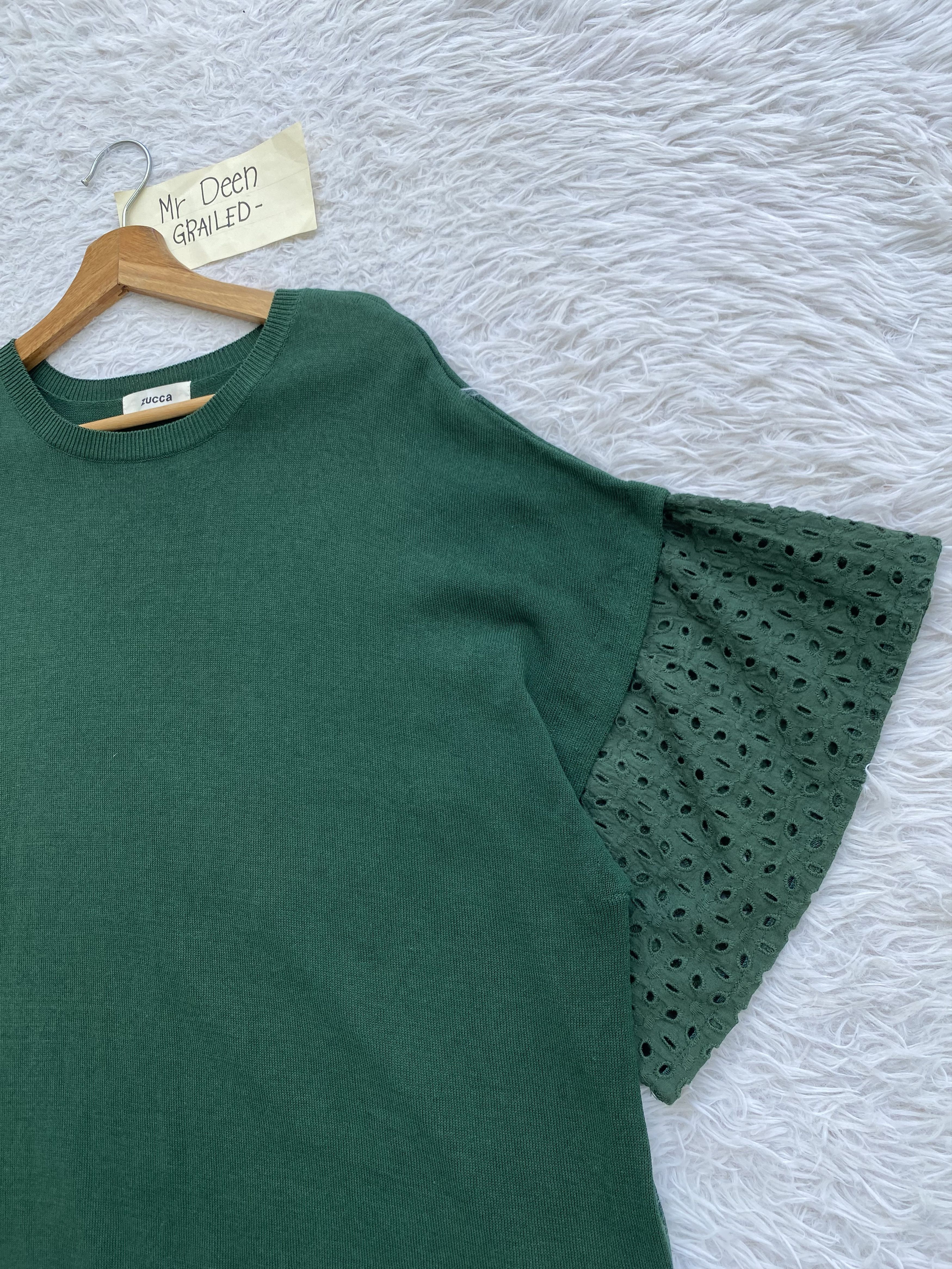 Issey Miyake Rare ZUCCA by Issey Miyake Green Shirt Size M / US 6-8 / IT 42-44 - 4 Thumbnail