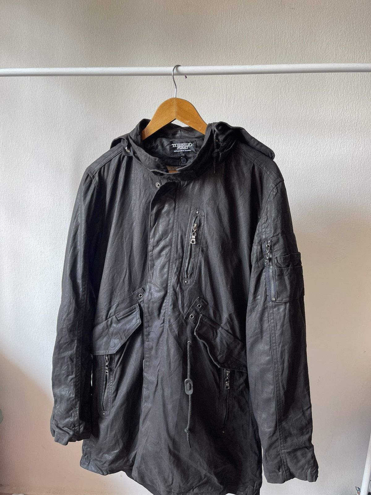 Tornado Mart 2000s Tornado Mart Parka Wx With Raccon Fur Hoodie Size US M / EU 48-50 / 2 - 6 Thumbnail