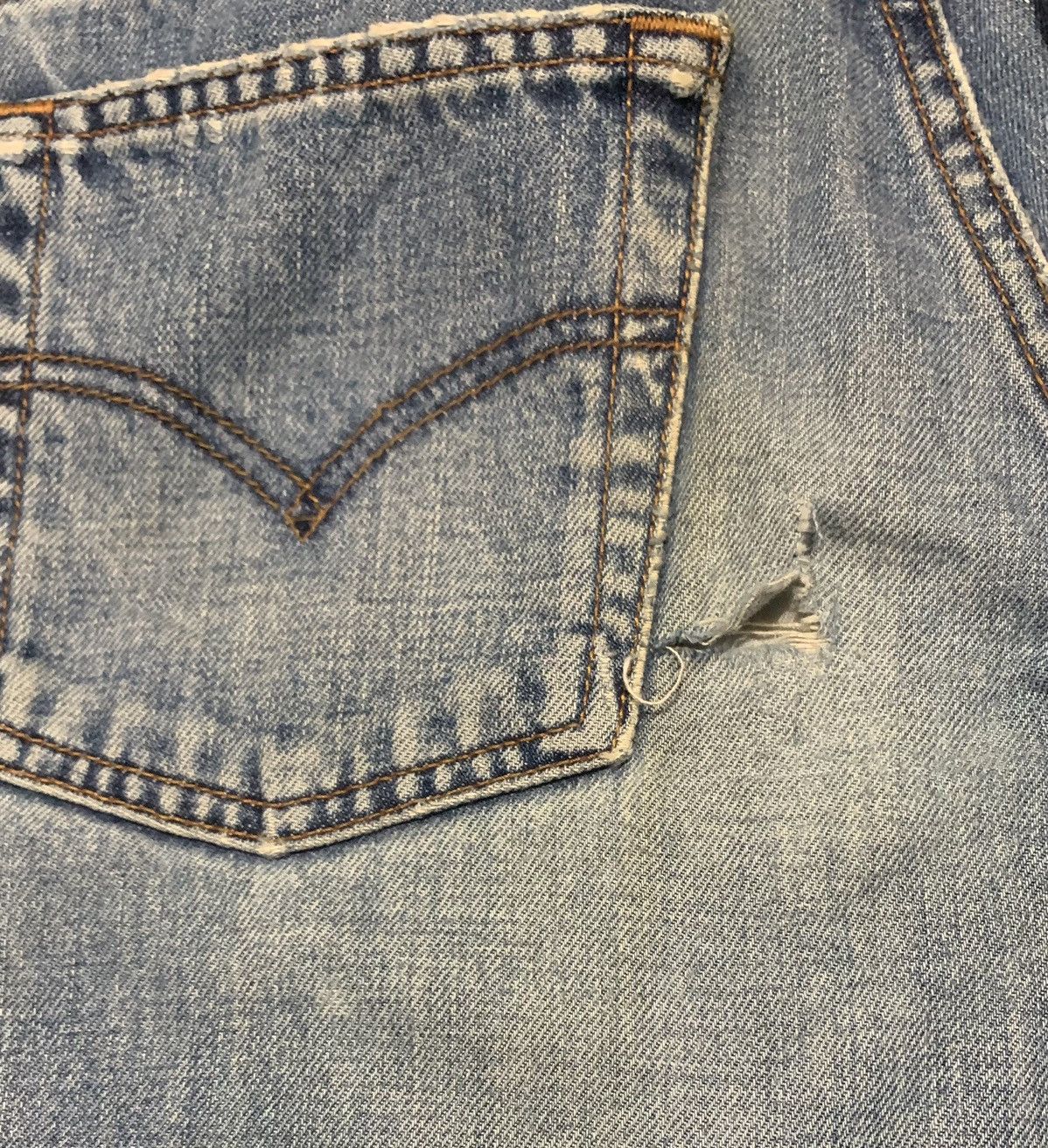 Levi's Vintage 90s Levis 517 Flare Bootcut Jeans Distressed Size US 27 - 4 Thumbnail