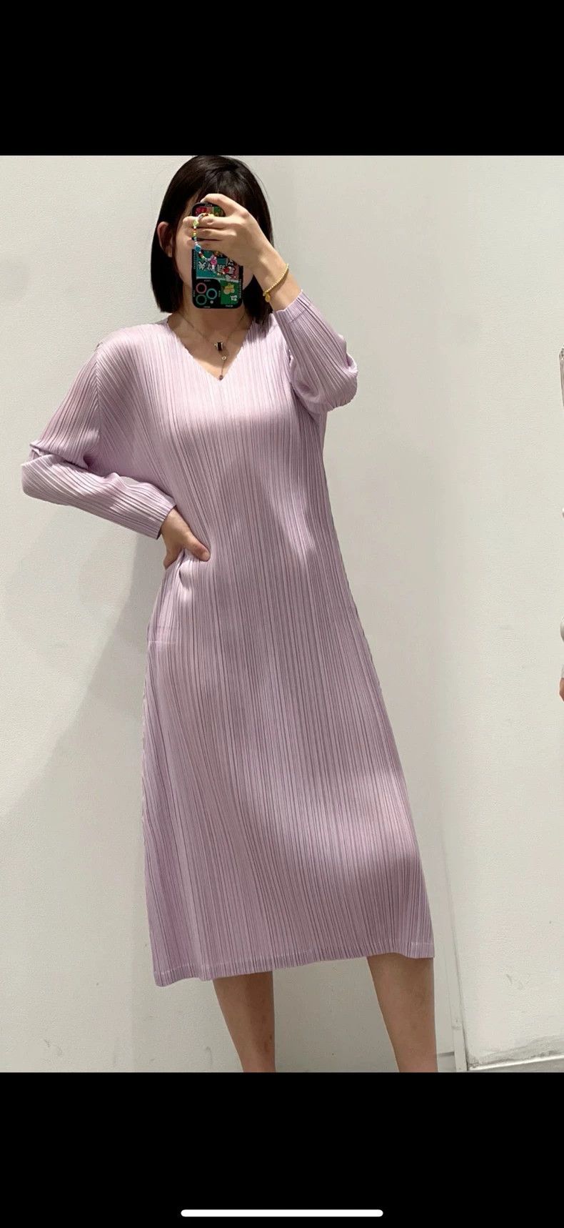 Issey Miyake issey miyake size:2 Taro purple dress Size XXS / US 00 / IT 34 - 9 Thumbnail