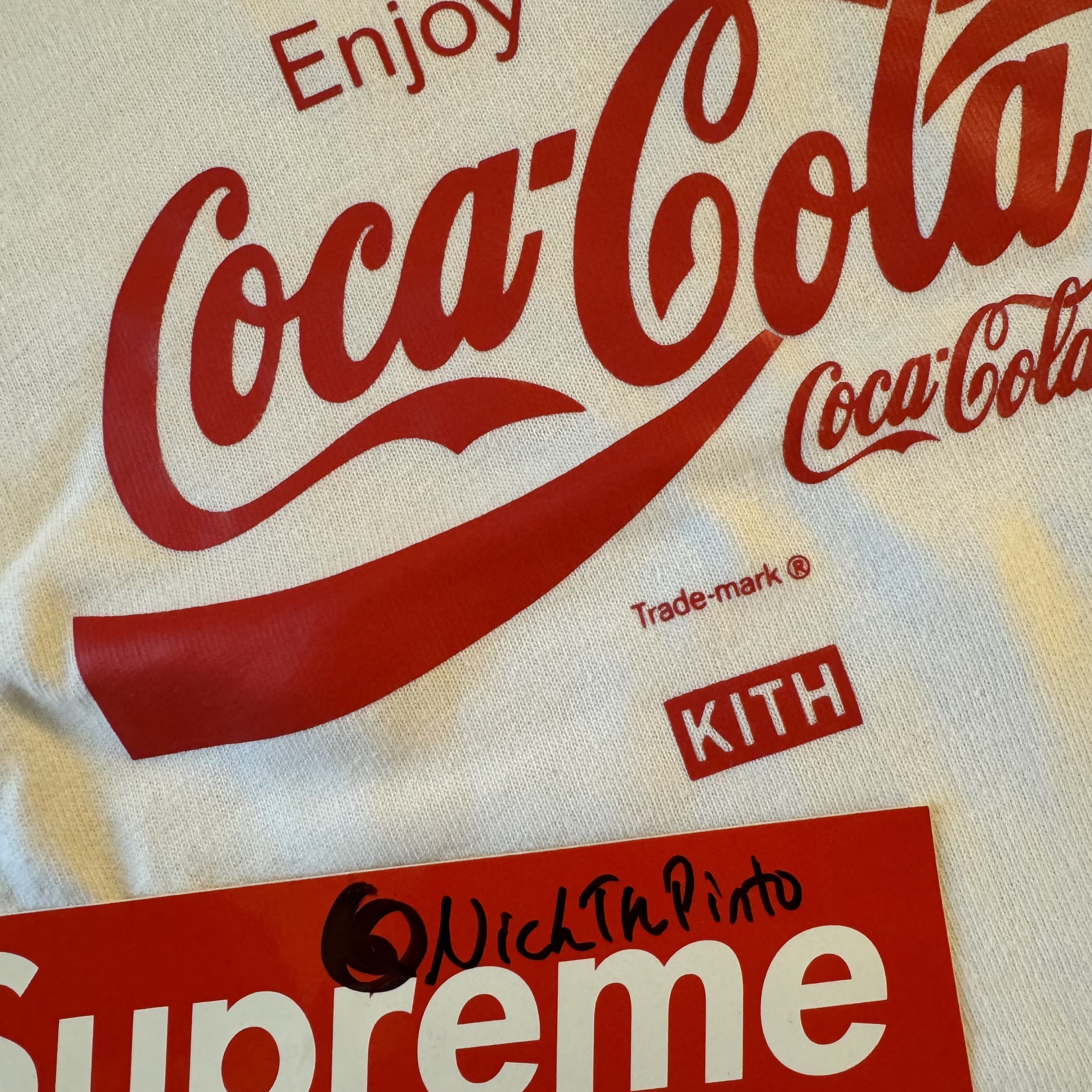 Coca Cola × Kith Script Logo - Country Tee - USA Size US S / EU 44-46 / 1 - 2 Thumbnail