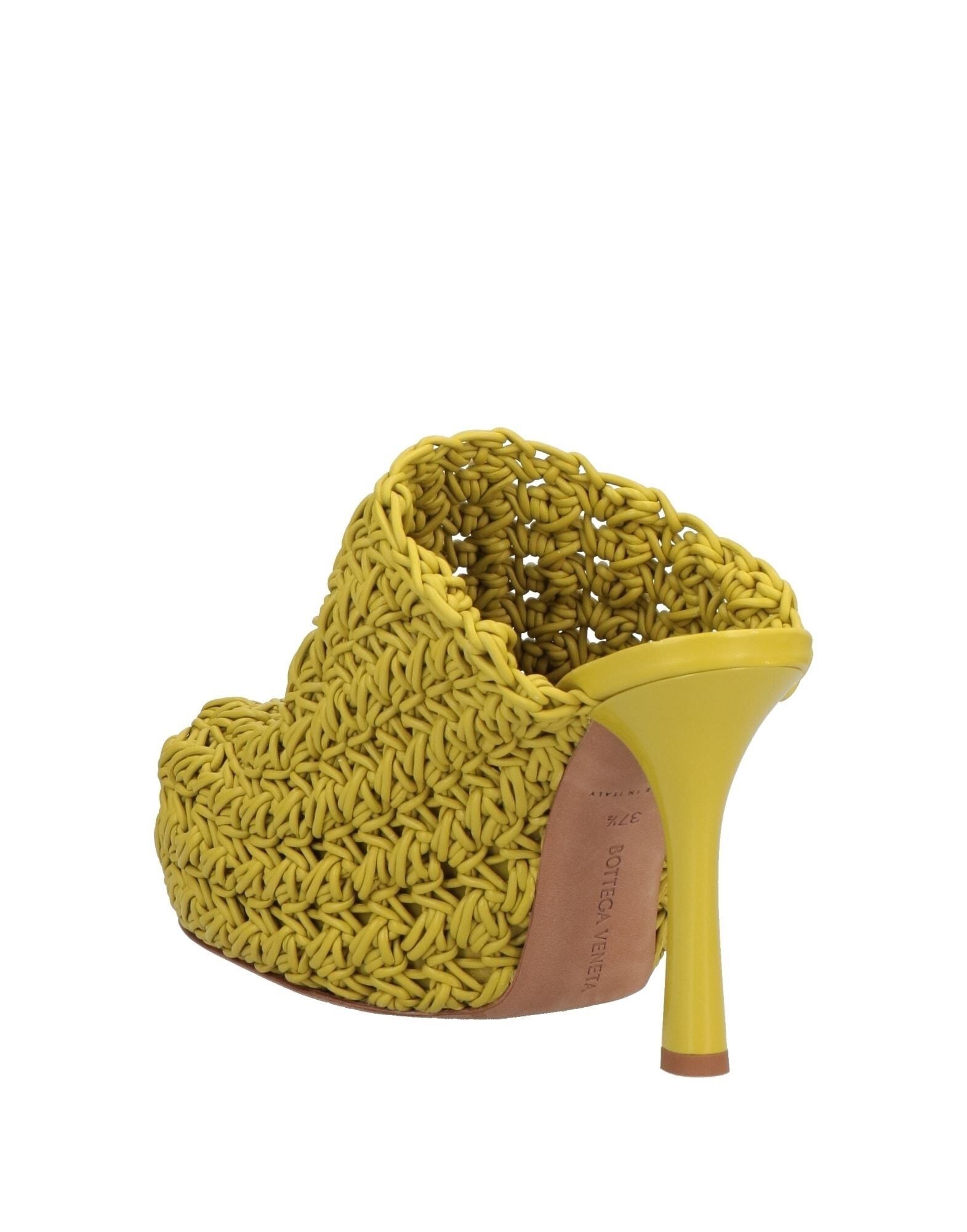 Bottega Veneta o1y0725 Mules in Lime Green Size US 5 / IT 35 - 3 Thumbnail