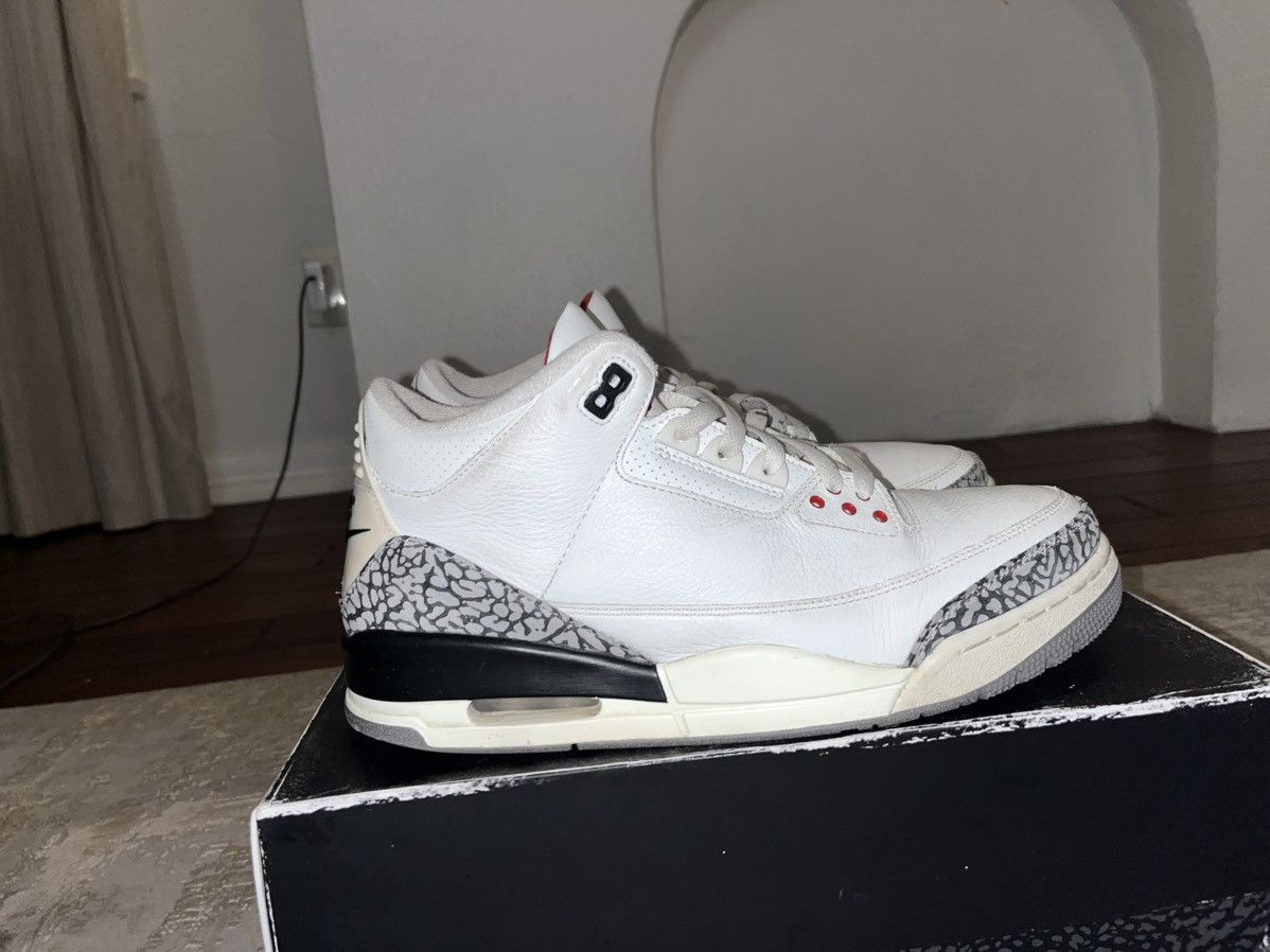 Jordan Brand Air Jordan 3 Retro 'White Cement Reimagined' 2023 Size US 10 / EU 43 - 4 Thumbnail
