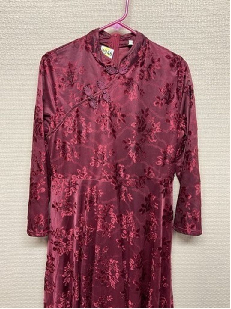 Other Dajia Velvet Chinese Qipao Cheongsam Midi Dress Women Size M Size M / US 6-8 / IT 42-44 - 4 Thumbnail