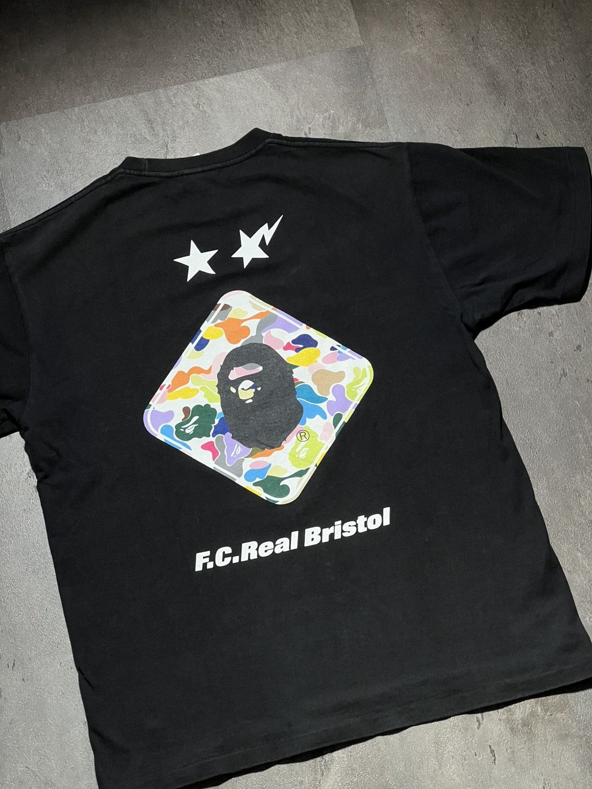 Bape Bape F.C Real Bristol Tshirt Size US XL / EU 56 / 4 - 2 Thumbnail
