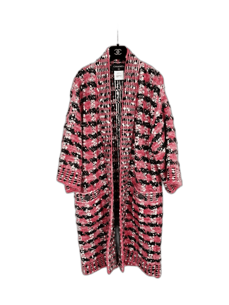 Chanel Chanel Pink Wool Coat for Women Size S / US 4 / IT 40 - 1 Thumbnail