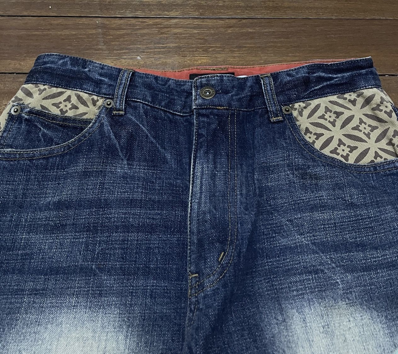 If Six Was Nine × Japanese Brand × Vintage Very Rare Vintage Japanese Brand Divine Sukajan Jeans 1990s Size US 30 / EU 46 - 3 Thumbnail
