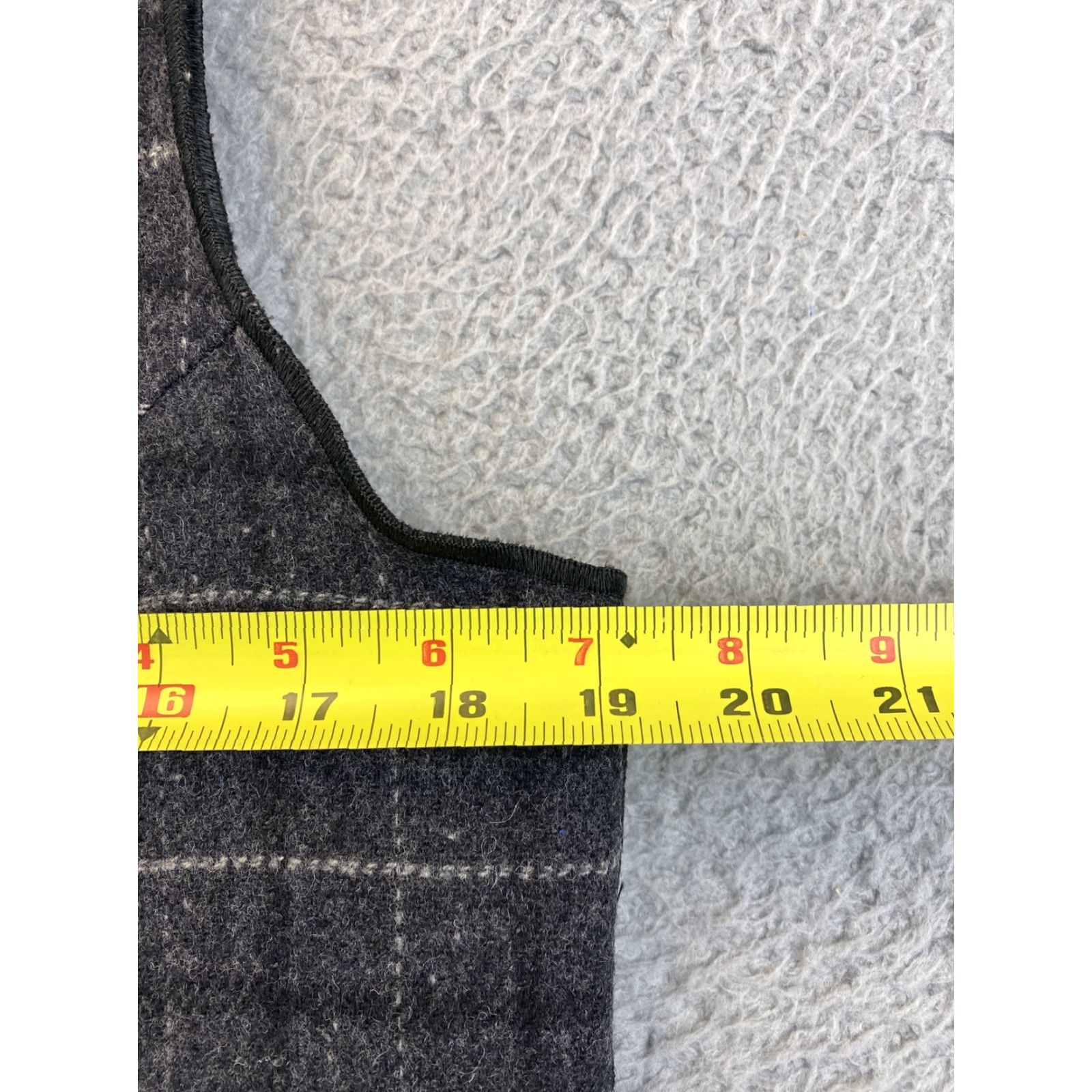 Vintage VINTAGE Harve Benard Casual Sleeveless Dress Size 10 Gray Black Plaid Wool Long Womens Size L / US 10 / IT 46 - 6 Thumbnail
