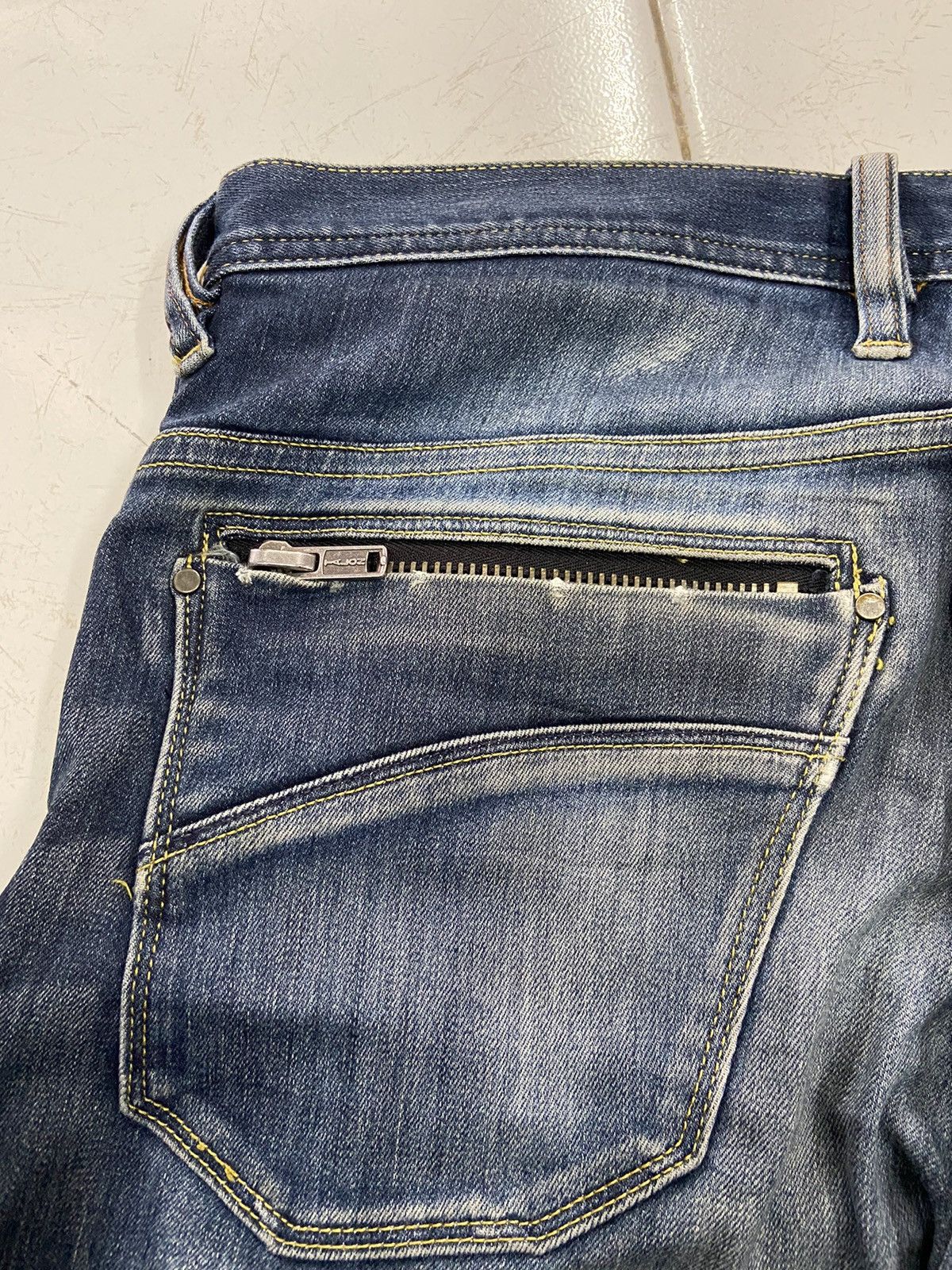 Japanese Brand BACK NUMBER RELAXY DENIM JEANS Size US 32 / EU 48 - 7 Thumbnail