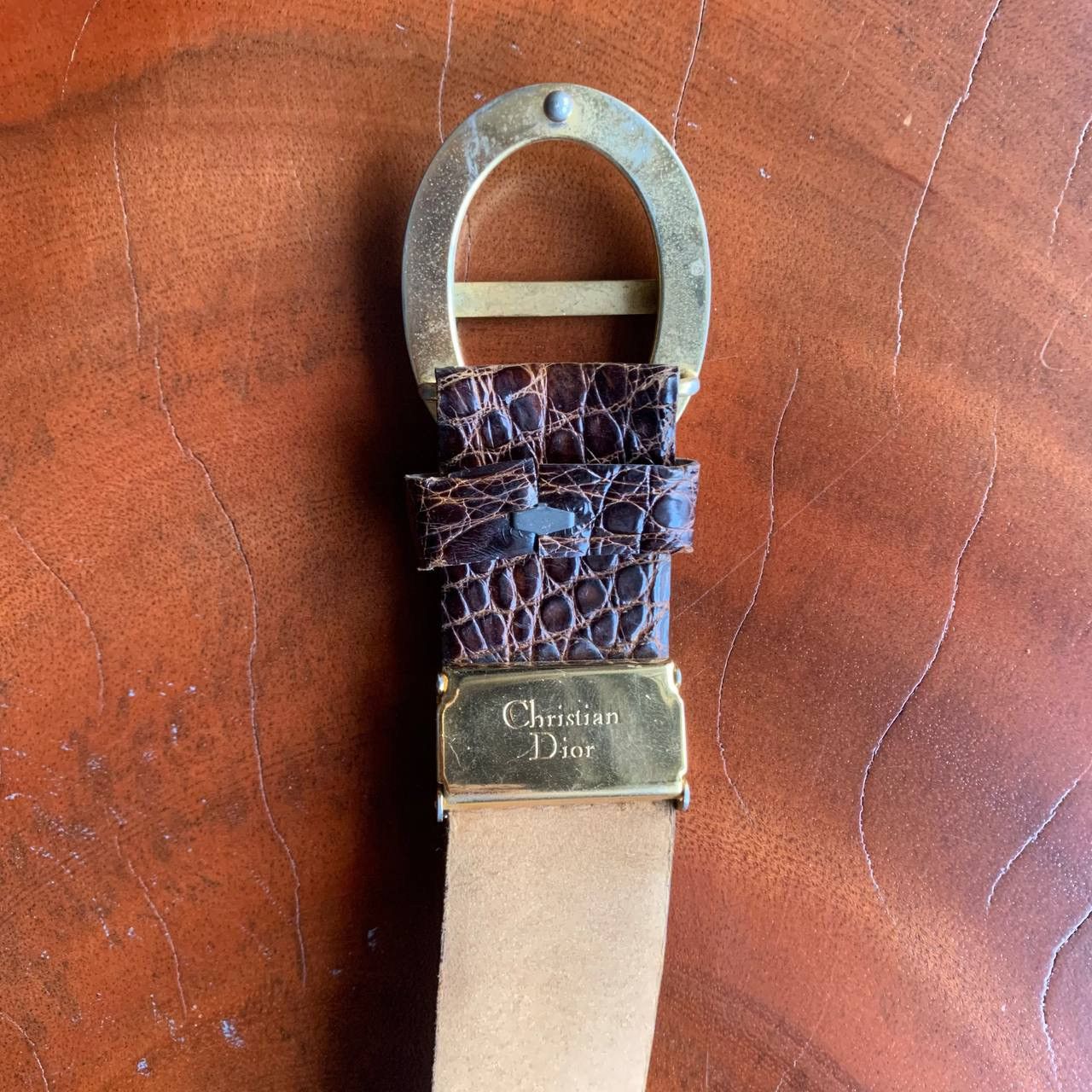 Dior Christian Dior Alligator Leather Belt 🐊 Size ONE SIZE - 5 Thumbnail