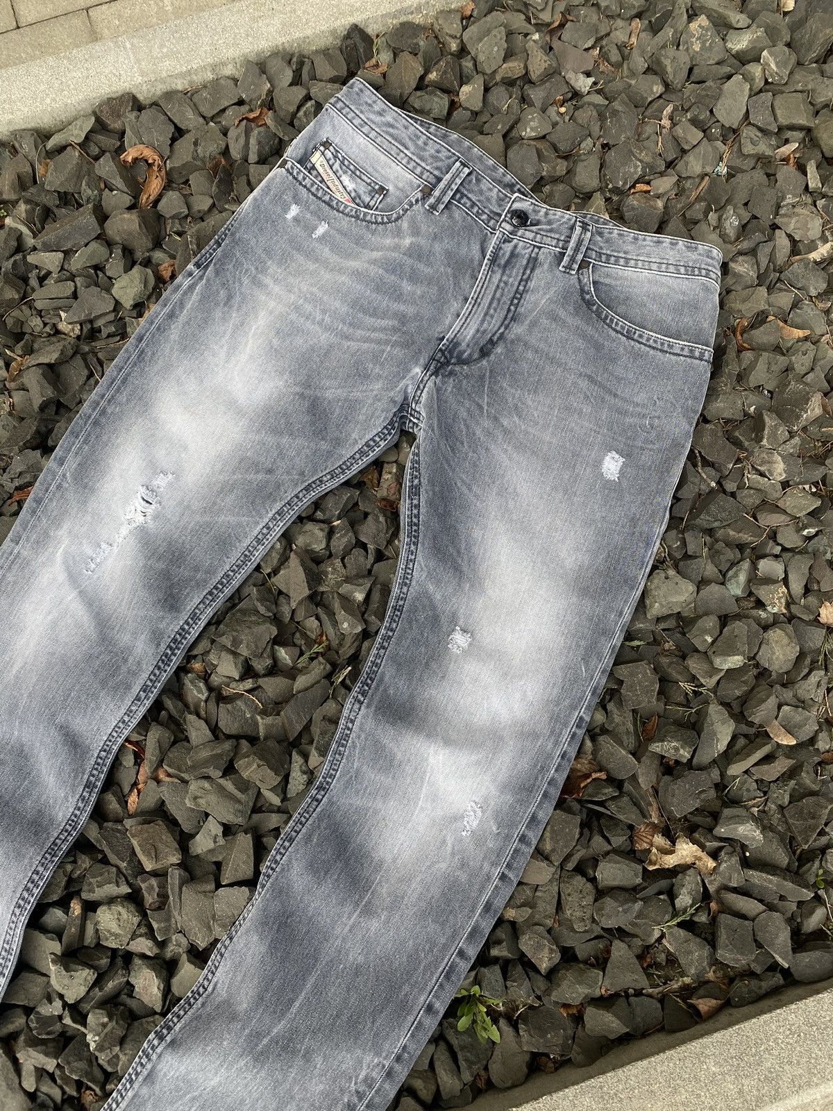 Diesel × Vintage Vintage Diesel pants washed black Size US 32 / EU 48 - 6 Thumbnail