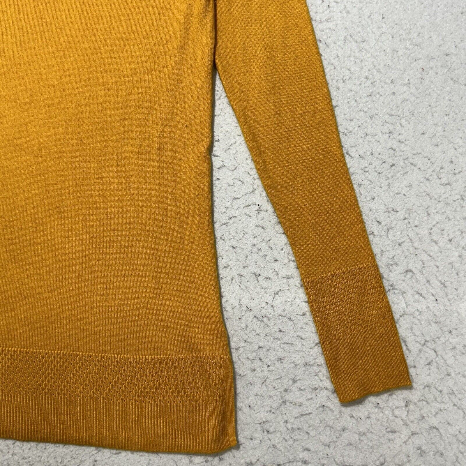 Other A New Day XS Mustard Yellow Crewneck Sweater Modal Blend Size XS / US 0-2 / IT 36-38 - 6 Thumbnail