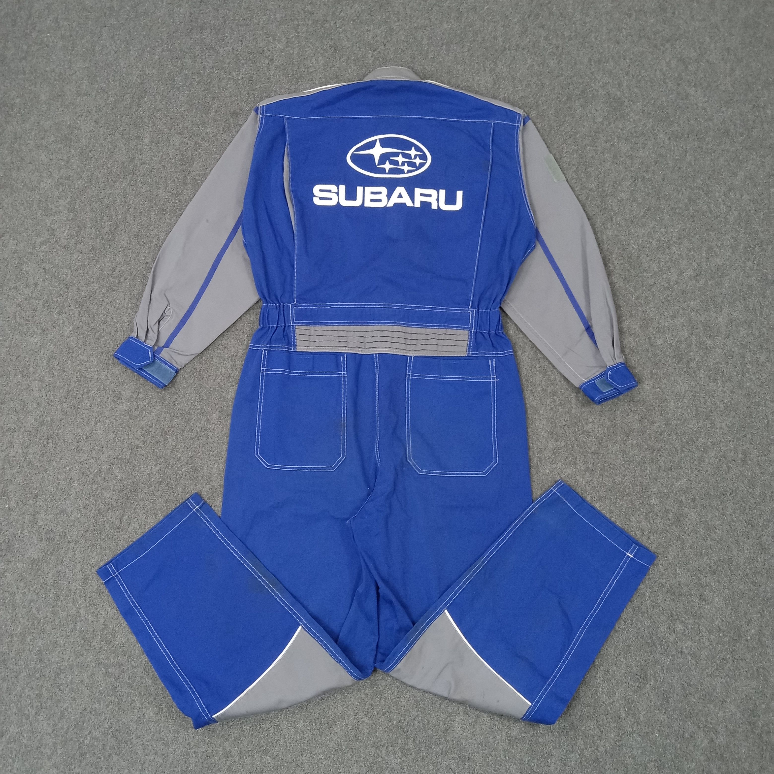 Japanese Brand × Vintage Subaru Japanese Rally Team Coverall Jacket C216N9 Size US M / EU 48-50 / 2 - 1 Thumbnail