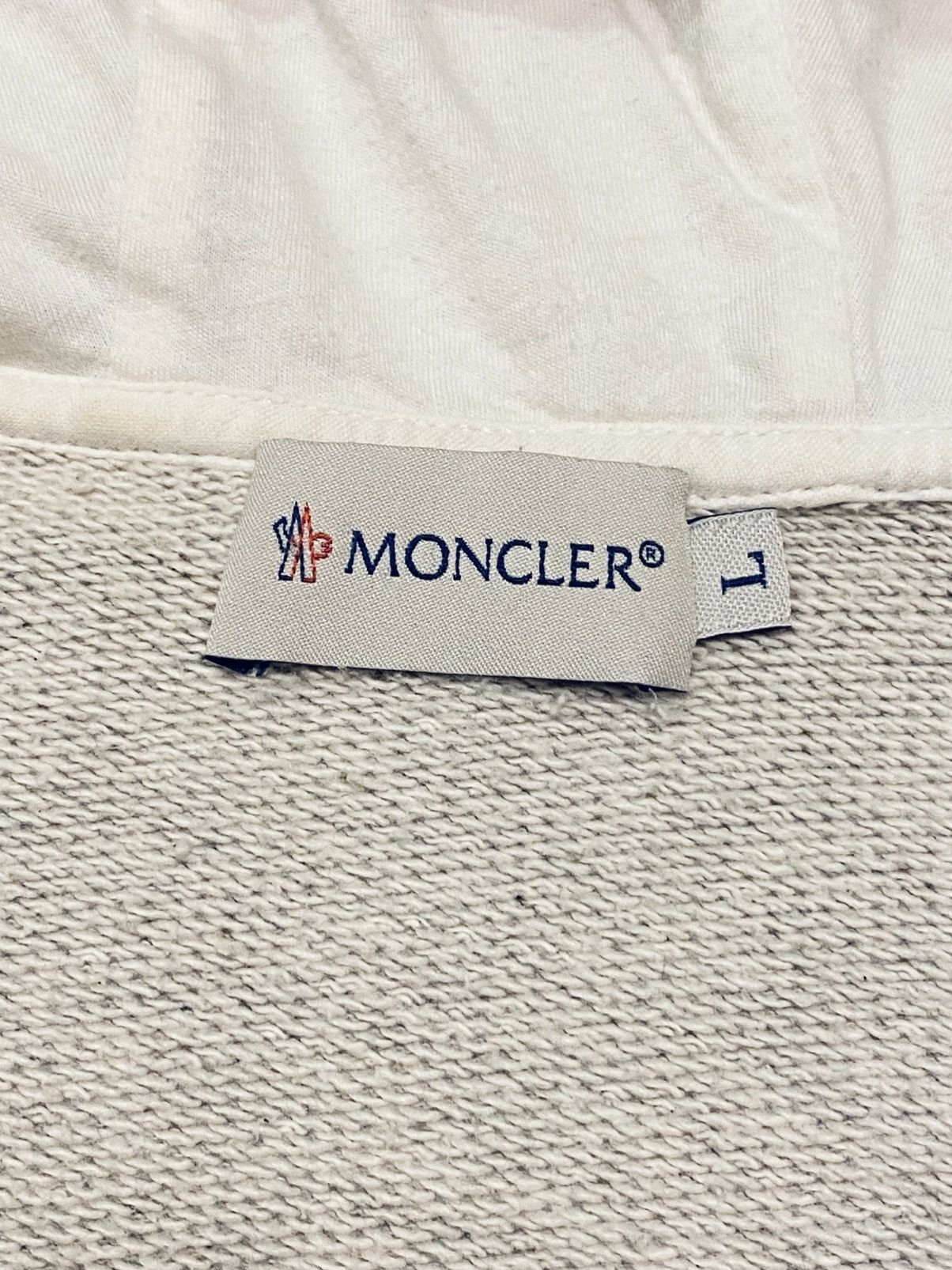 Moncler Moncler Zip Hoodie Grey Zip Up With Logo Size L / US 10 / IT 46 - 4 Thumbnail