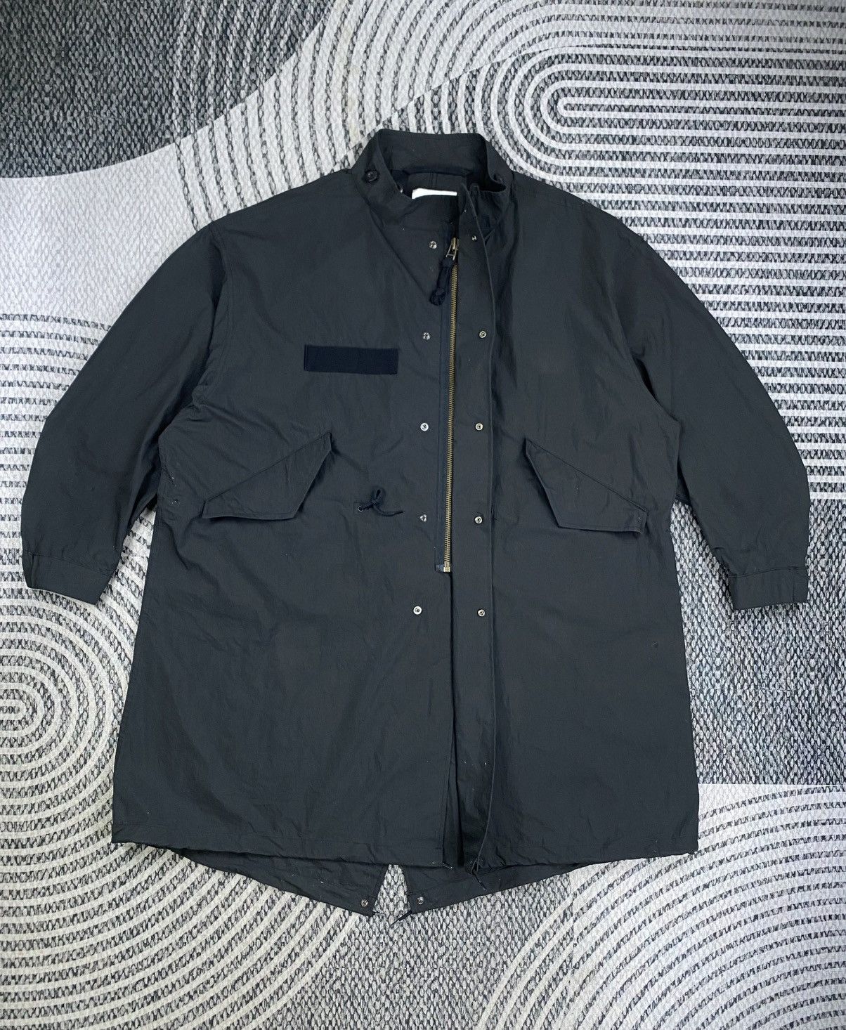 Daytona Vintage Extreme Cold Fishtail Washed Black Parka Size US XXL / EU 58 / 5 - 5 Thumbnail