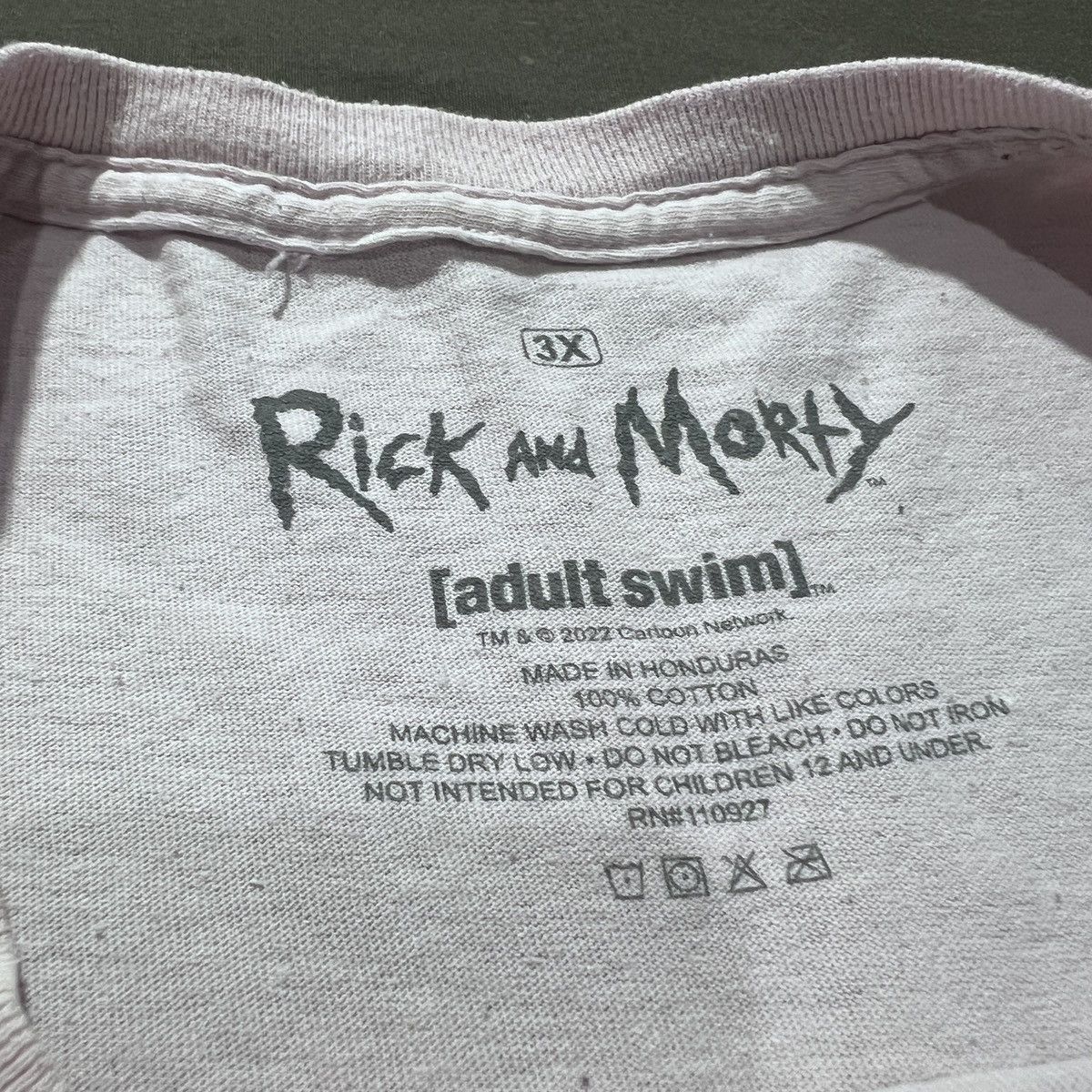 Cartoon Network Rick and Morty Adult Swim Tee 3XL oversized Size US XXL / EU 58 / 5 - 3 Thumbnail