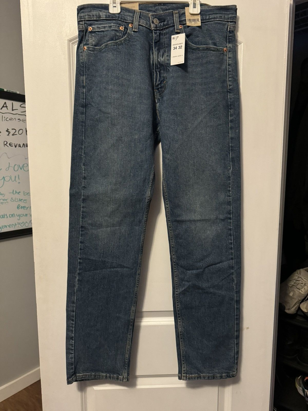 Levi's Levi’s 505 Medium Wash Blue Jeans Size US 34 / EU 50 - 1 Thumbnail
