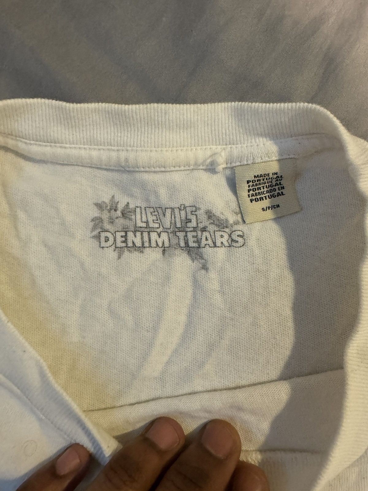 DENIM TEARS × Levi's DENIM TEARS x LEVI’S collab white tee Size US S / EU 44-46 / 1 - 4 Thumbnail