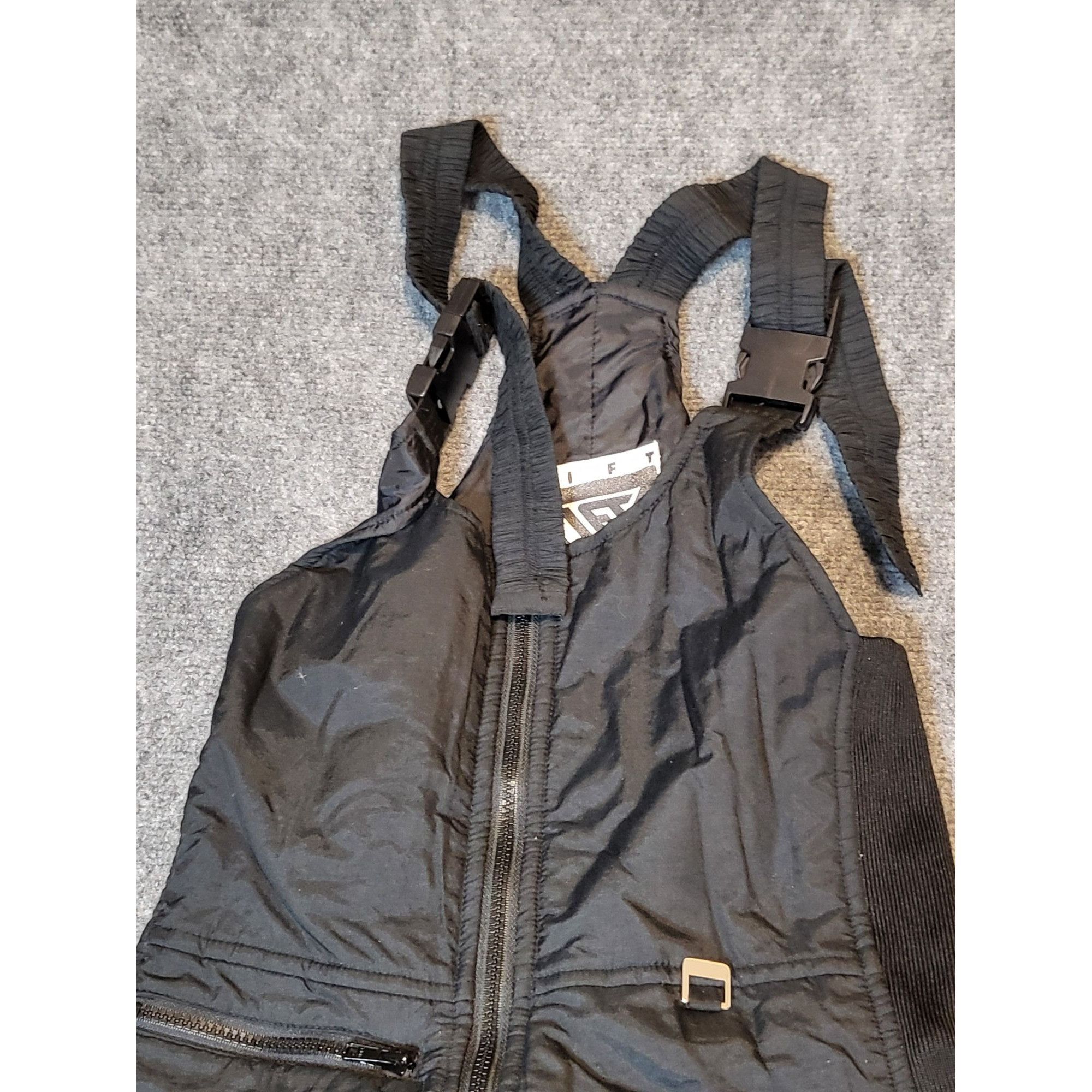 Other Vintage Lift Seven Ski Pants Women Sz 12 Black Nylon Insulat Size 34" / US 12 / IT 48 - 3 Thumbnail