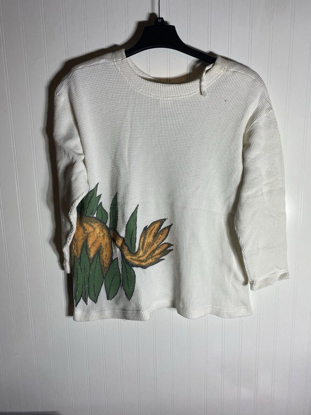 Designer Vintage Ease Sport Tiger Hand Painted T Shirt Size XXL / US 16-18 / IT 52-54 - 2 Thumbnail